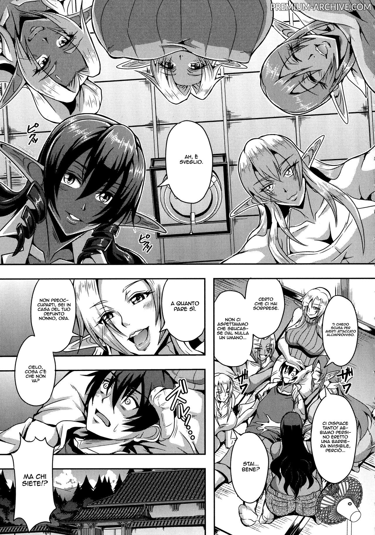 [Mifune Seijirou] Elf Harem no Mori to Kozukuri Keiyaku | Storia di un Harem Elfico (Elf Harem Monogatari) [Italian] [Hentai Archive] numero di immagine  4