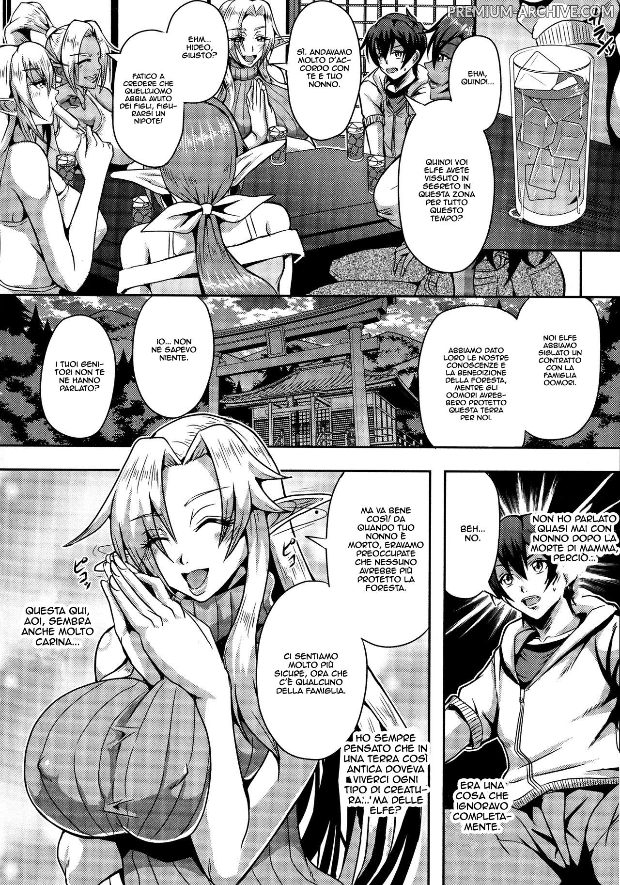 [Mifune Seijirou] Elf Harem no Mori to Kozukuri Keiyaku | Storia di un Harem Elfico (Elf Harem Monogatari) [Italian] [Hentai Archive] numero di immagine  5