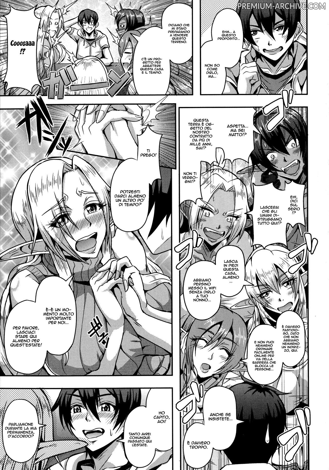 [Mifune Seijirou] Elf Harem no Mori to Kozukuri Keiyaku | Storia di un Harem Elfico (Elf Harem Monogatari) [Italian] [Hentai Archive] numero di immagine  6