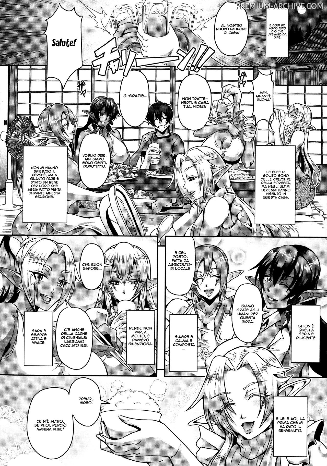 [Mifune Seijirou] Elf Harem no Mori to Kozukuri Keiyaku | Storia di un Harem Elfico (Elf Harem Monogatari) [Italian] [Hentai Archive] numero di immagine  7