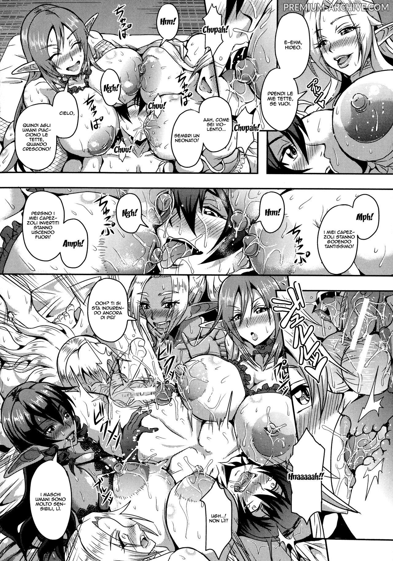 [Mifune Seijirou] Elf Harem no Mori to Kozukuri Keiyaku | Storia di un Harem Elfico (Elf Harem Monogatari) [Italian] [Hentai Archive] numero di immagine  12