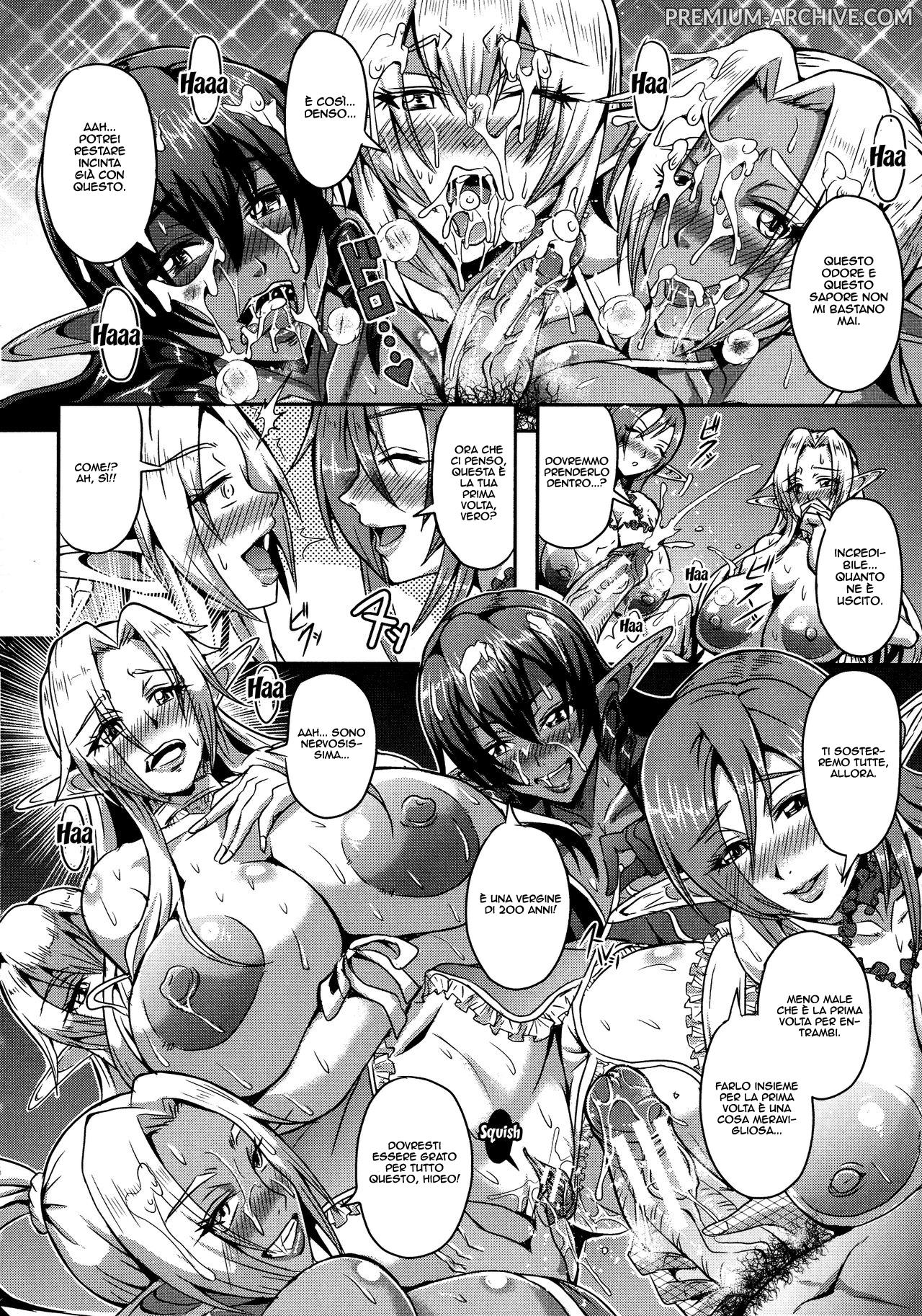 [Mifune Seijirou] Elf Harem no Mori to Kozukuri Keiyaku | Storia di un Harem Elfico (Elf Harem Monogatari) [Italian] [Hentai Archive] numero di immagine  14