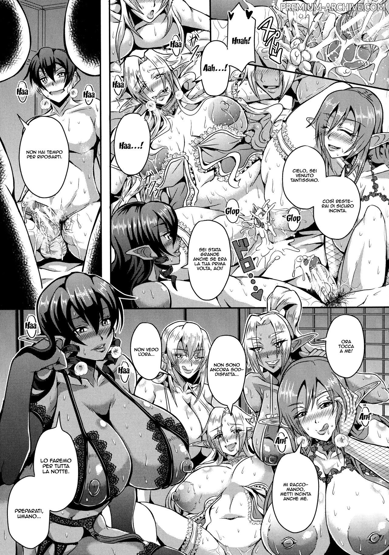 [Mifune Seijirou] Elf Harem no Mori to Kozukuri Keiyaku | Storia di un Harem Elfico (Elf Harem Monogatari) [Italian] [Hentai Archive] numero di immagine  23