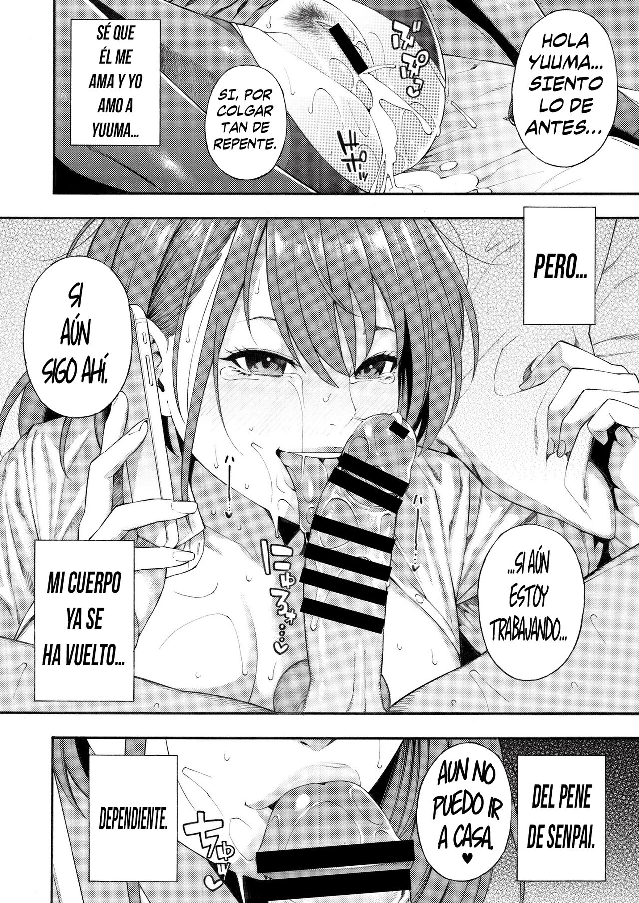 [Fetishism Pocket (Zonda)] Izon (Etsuraku Henge -Karada to Kokoro, Someagete-) [Spanish] [Digital] image number 16