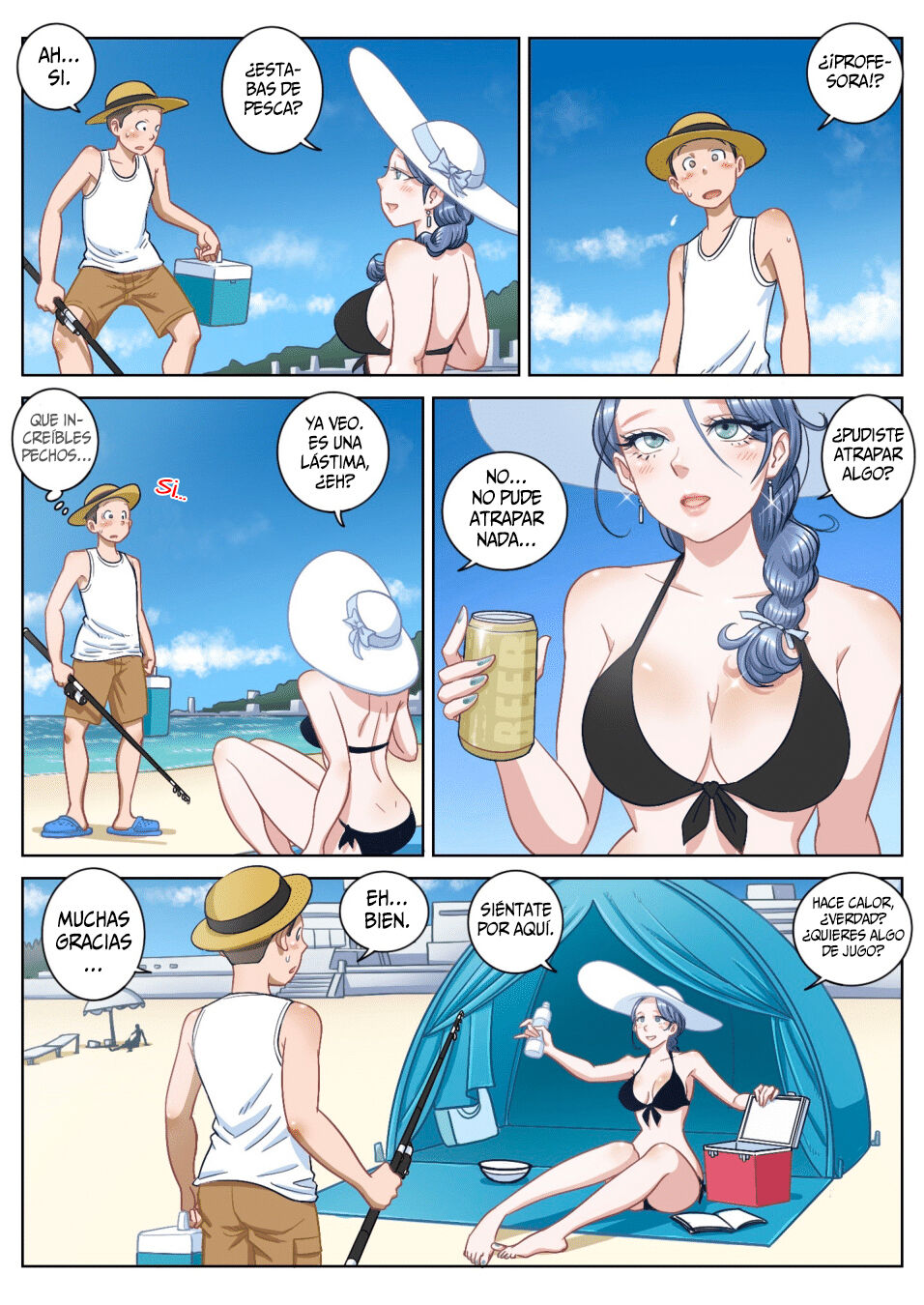 [Uniman] Summer Vacation [Spanish] [SSR Translations] image number 3