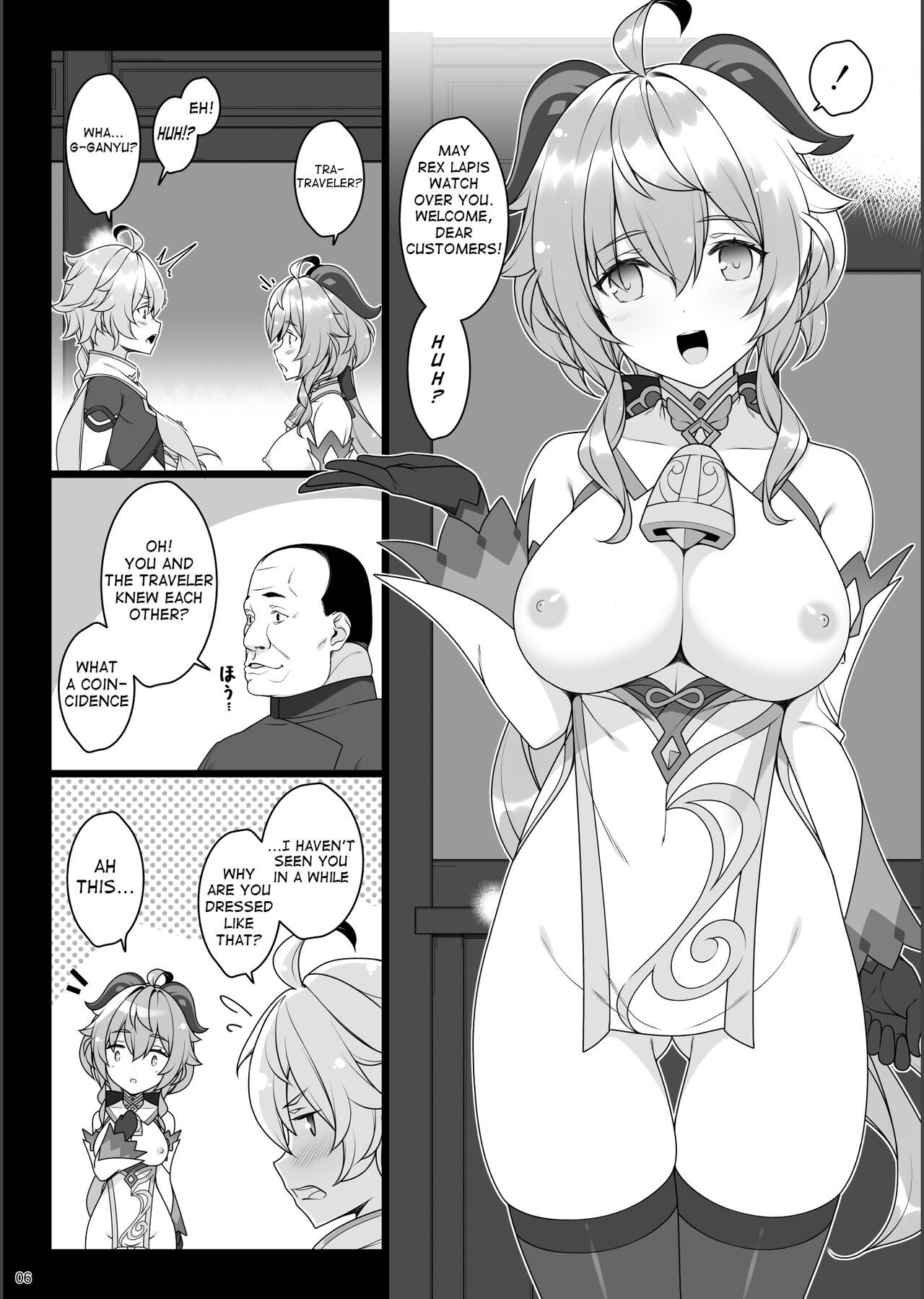 [Yuusha-sama Go-ikkou (Nemigi Tsukasa)] Gokuraku Kikou Ni (Genshin Impact) [English] [Studi Persangean] [Digital] Bildnummer 6