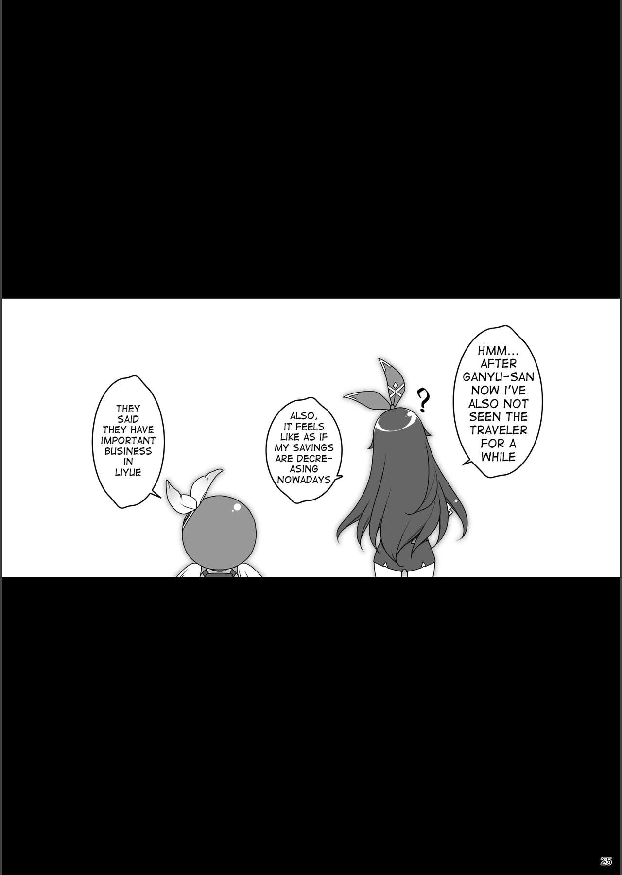 [Yuusha-sama Go-ikkou (Nemigi Tsukasa)] Gokuraku Kikou Ni (Genshin Impact) [English] [Studi Persangean] [Digital] Bildnummer 25