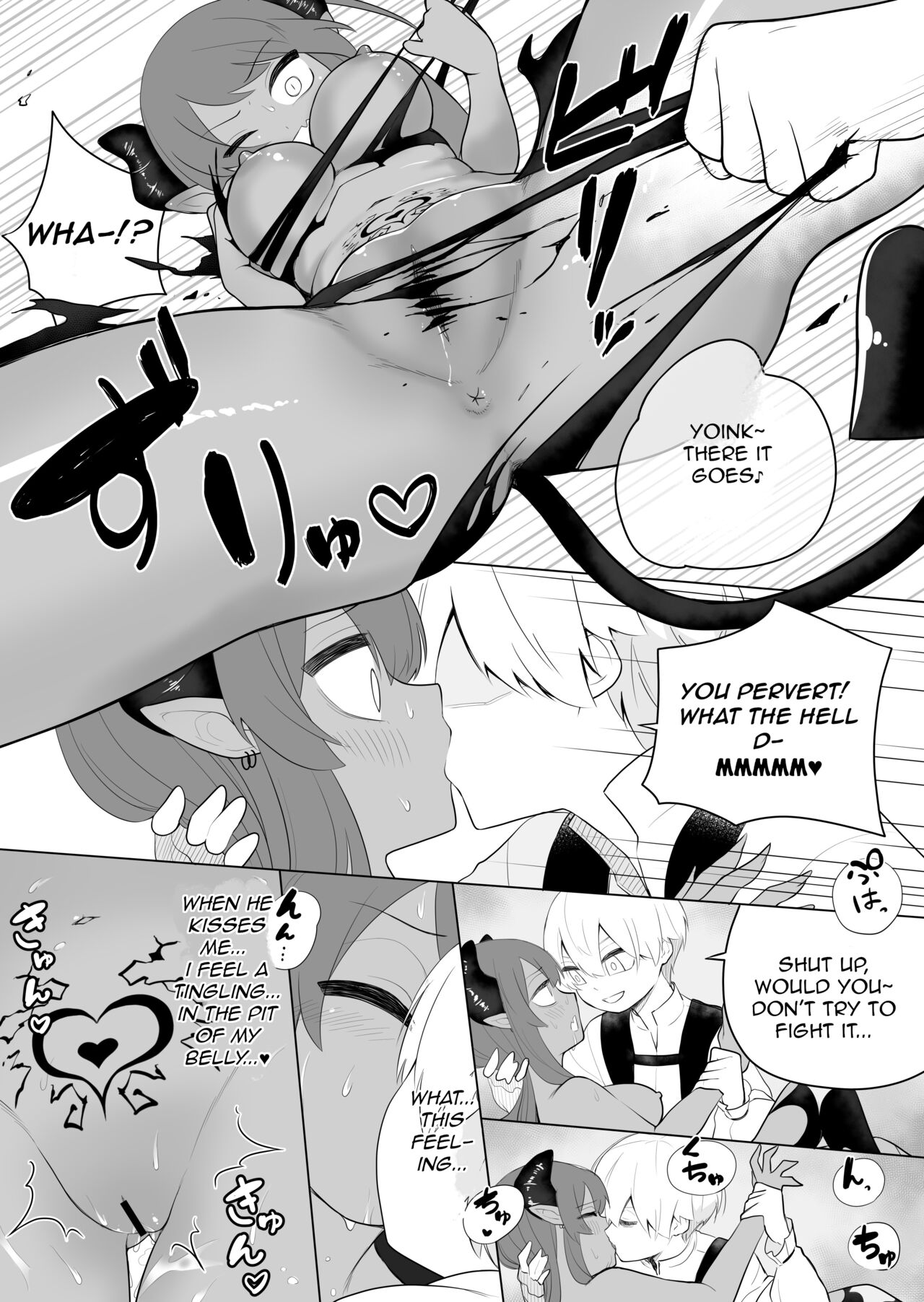 [Amuai Okashi Seisakusho (Ahoge Kinoko, Kikkomuhito)] Taima no Sandatsusha ~Taimashi ga Karada mo Kioku mo Succubus ni Ubawareru Ohanashi~ [English] Bildnummer 10