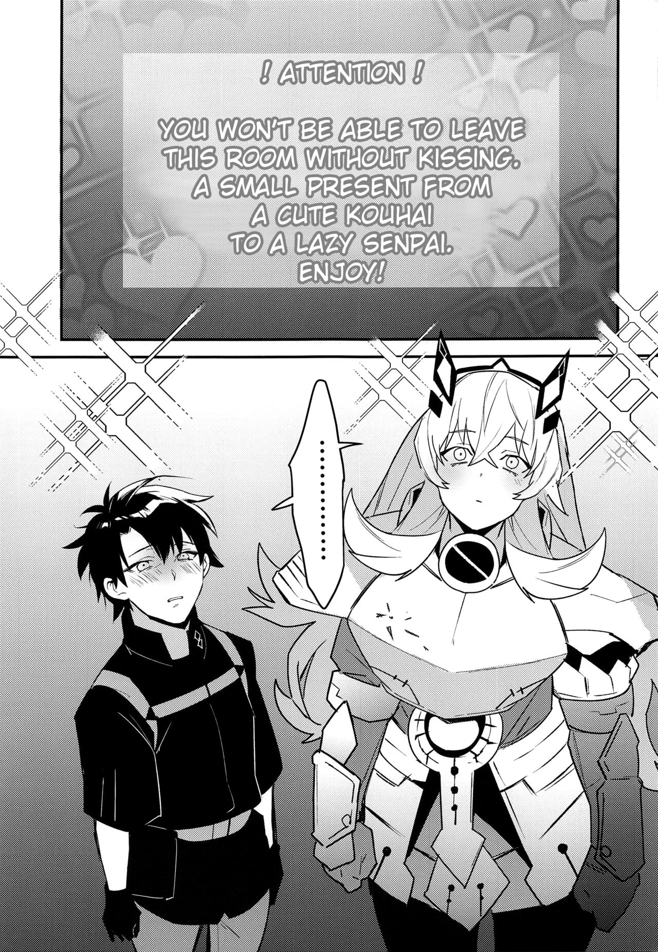 (C100) [Ash wing (Makuro)] Kimi to Kiss Shinai to Derarenai Heya (Fate/Grand Order) [English] image number 4