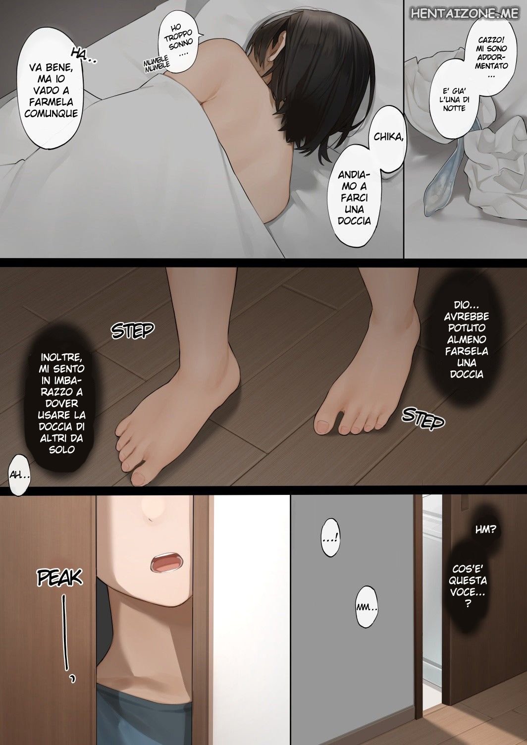 [Sakura no Tomoru Hi e] Kinjo no Hitozuma-san | Casalinga Annoiata [Italian] image number 4