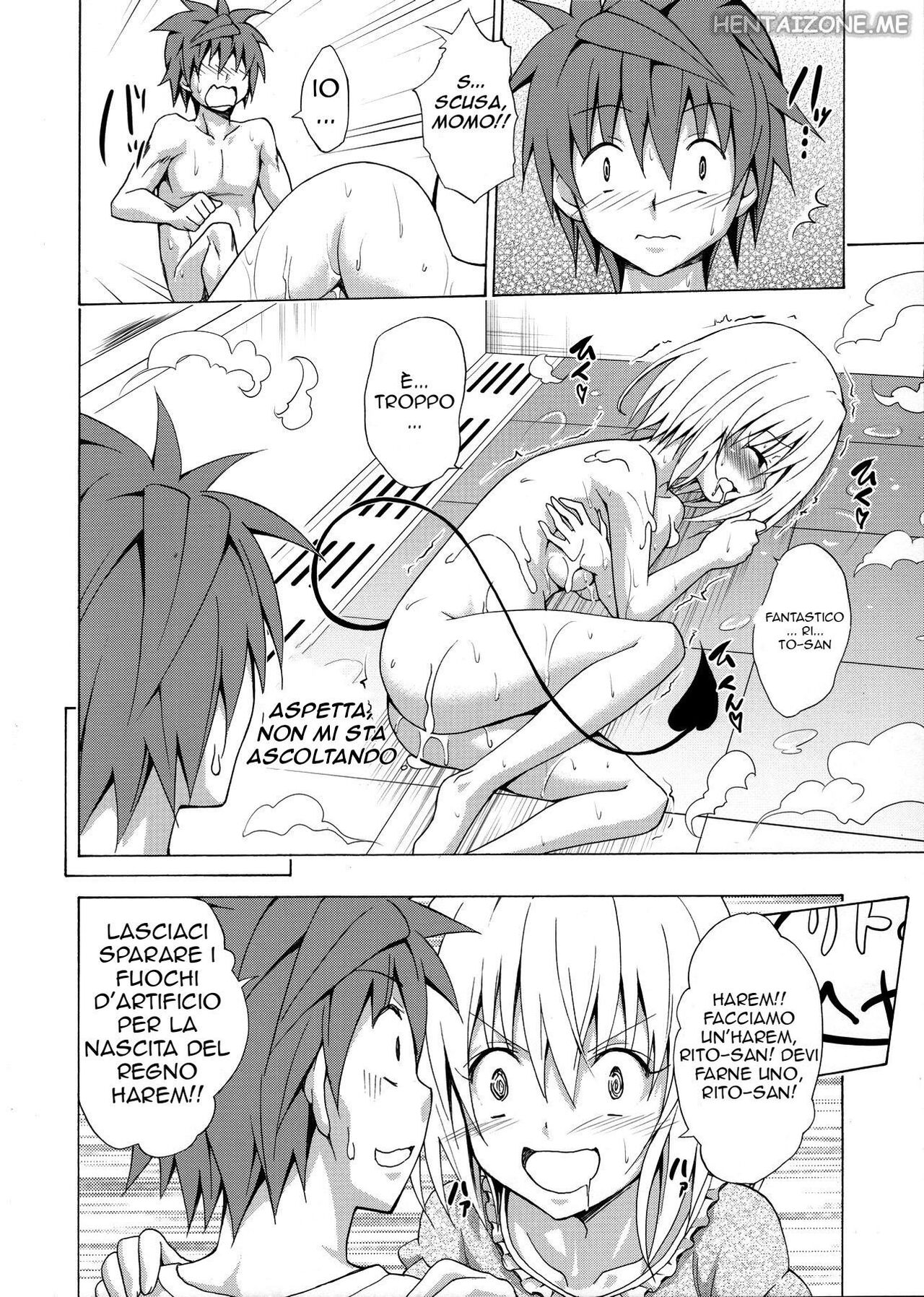 (C90) [TORA MACHINE (Kasukabe Taro)] Mezase! Rakuen Keikaku Vol. 1 | Il Piano di Momo Ch.1 (To LOVE-Ru) [Italian] numero di immagine  35