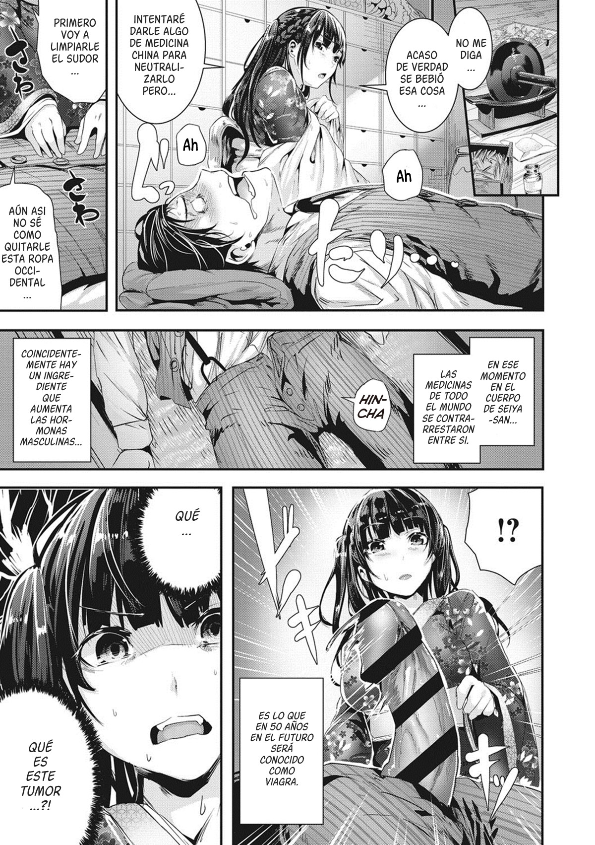 [Bota Mochito] Harenchi Ishin (Shikoyakanaru Toki mo Hameru Toki mo) [Spanish] [Harenchi no Fansub] [Digital] image number 7