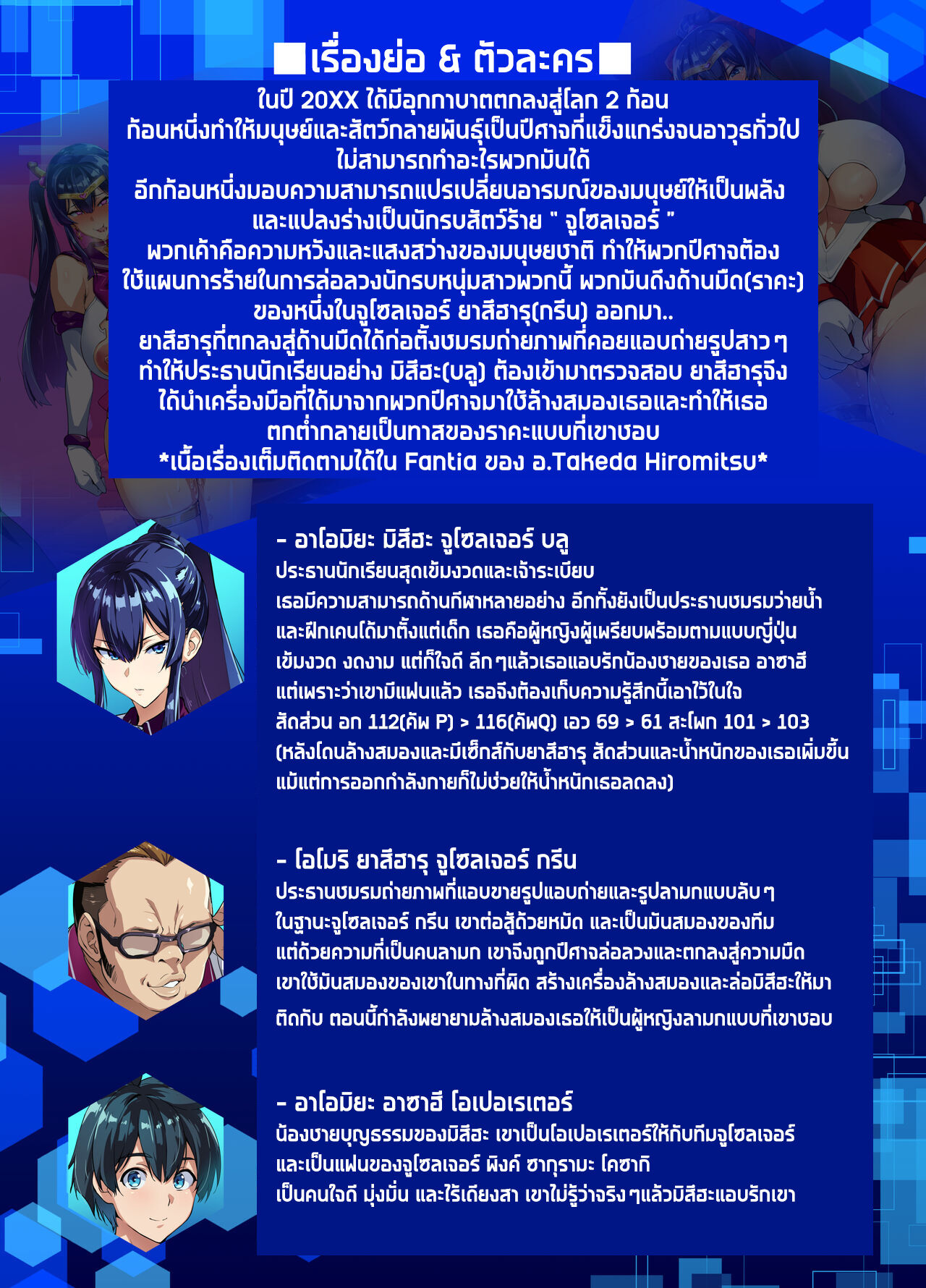 [Shinjugai (Takeda Hiromitsu)] C100 Kaijoubon Blue no (Daraku shita) Nichijou | บันทึก(ความตกต่ำ)ของบลูโซลเจอร์ [Thai ภาษาไทย] [Tenrokku] [Digital] 画像番号 3