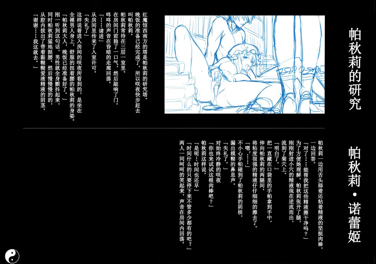 (C86) [Chroma of Wall (saitom)] Gensoukyou Inkou Kirokushuu (Touhou Project) [Chinese] [eve个人重嵌] [Decensored] [Digital] 이미지 번호 3