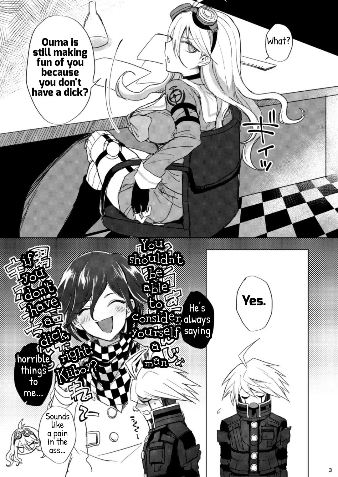 (Break Shot! 7) [ZNG (Zengo)] Retsujou Maintenance (New Danganronpa V3) [English] 图片编号 2