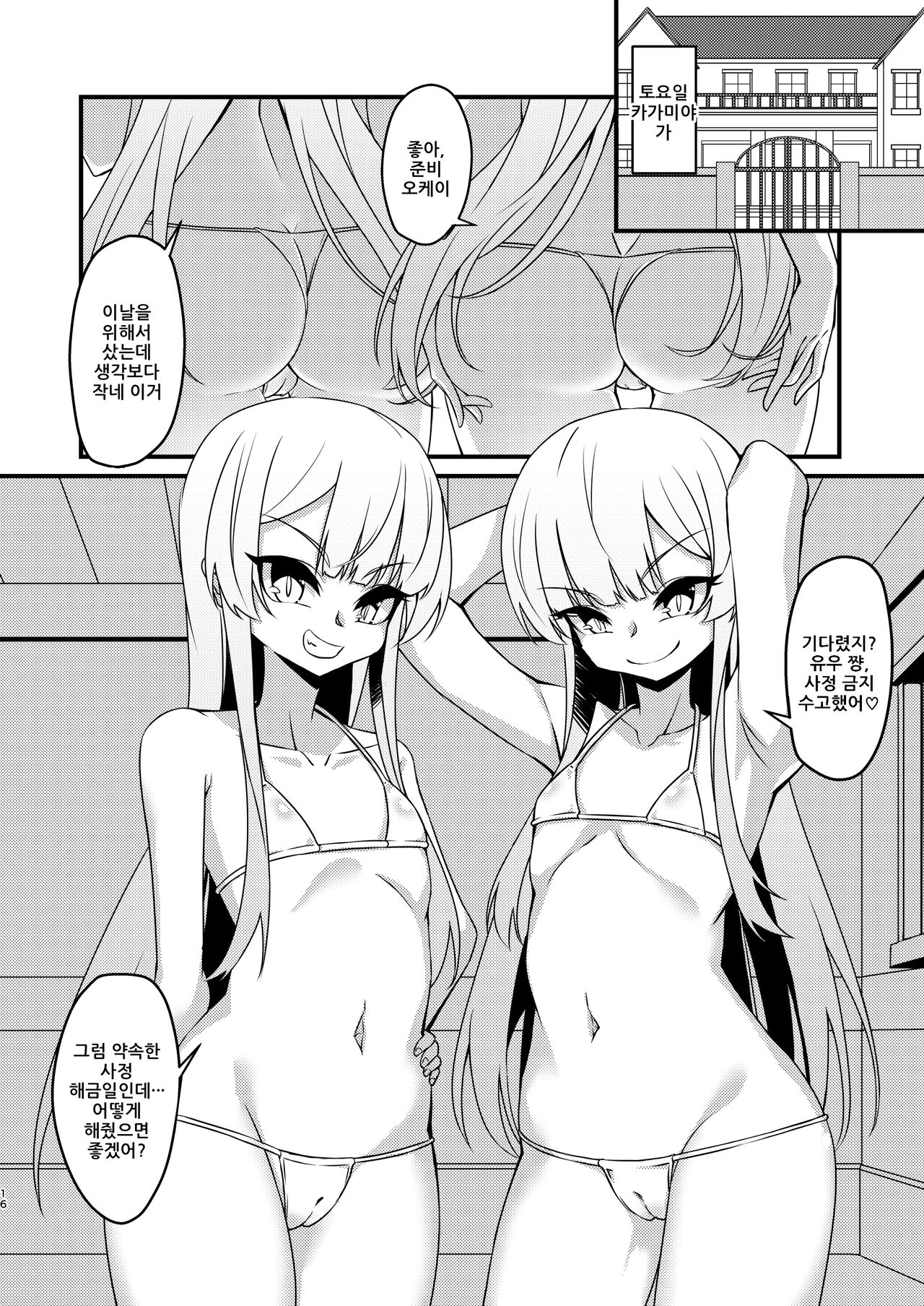 [Mikaguuland (Mikagura)] Futanari in kya Musume ga Do-S Futago Shimai ni Omocha ni Sareru Hanashi [Korean] [Digital] 이미지 번호 16