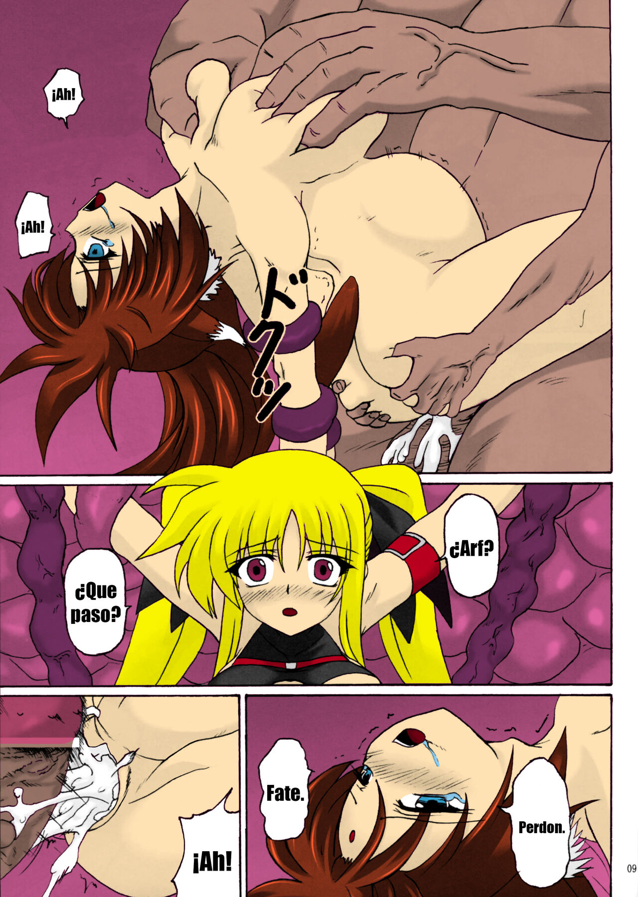 (COMIC1☆5) [Nejimaki Kougen (Kirisawa Tokito)] Capture Girl F (Mahou Shoujo Lyrical Nanoha) (Spanish) [Colored] 图片编号 6