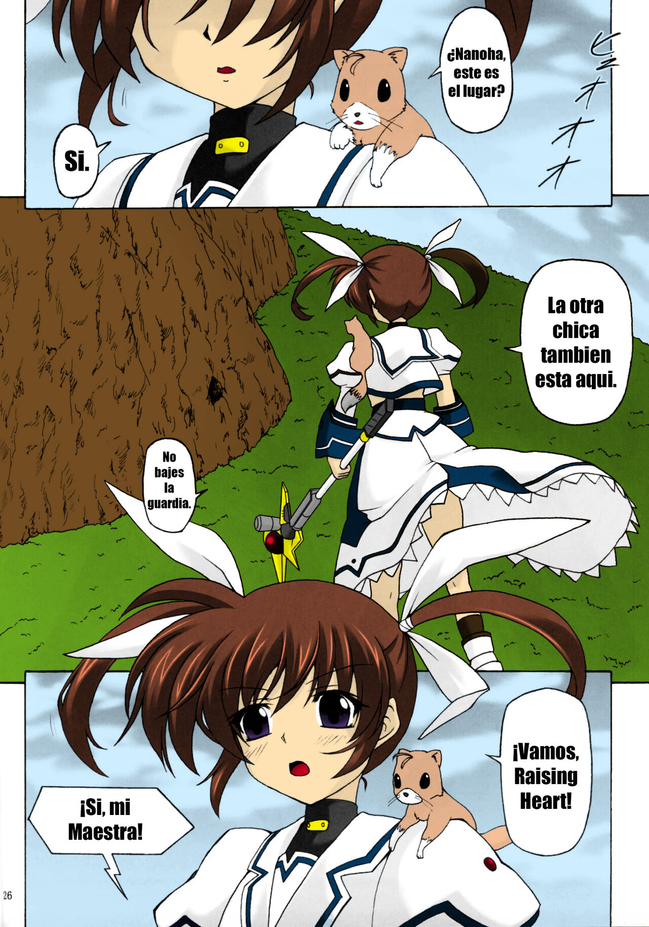 (COMIC1☆5) [Nejimaki Kougen (Kirisawa Tokito)] Capture Girl F (Mahou Shoujo Lyrical Nanoha) (Spanish) [Colored] 图片编号 20