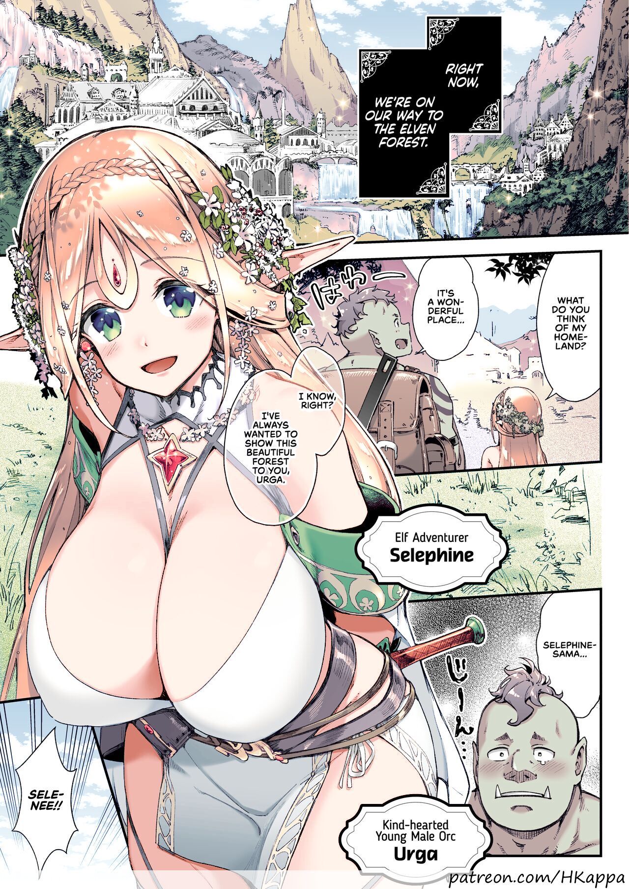 [Ichinose Land] Oideyo! Midarana Elf no Mori | Come to the Forest of the Lewd Elves! [English] [RedLantern] [Colorized] [Digital] image number 1