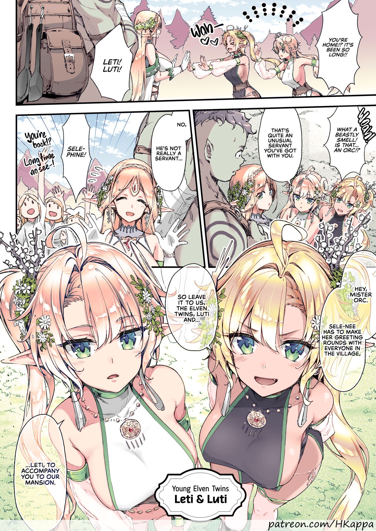 [Ichinose Land] Oideyo! Midarana Elf no Mori | Come to the Forest of the Lewd Elves! [English] [RedLantern] [Colorized] [Digital] image number 2