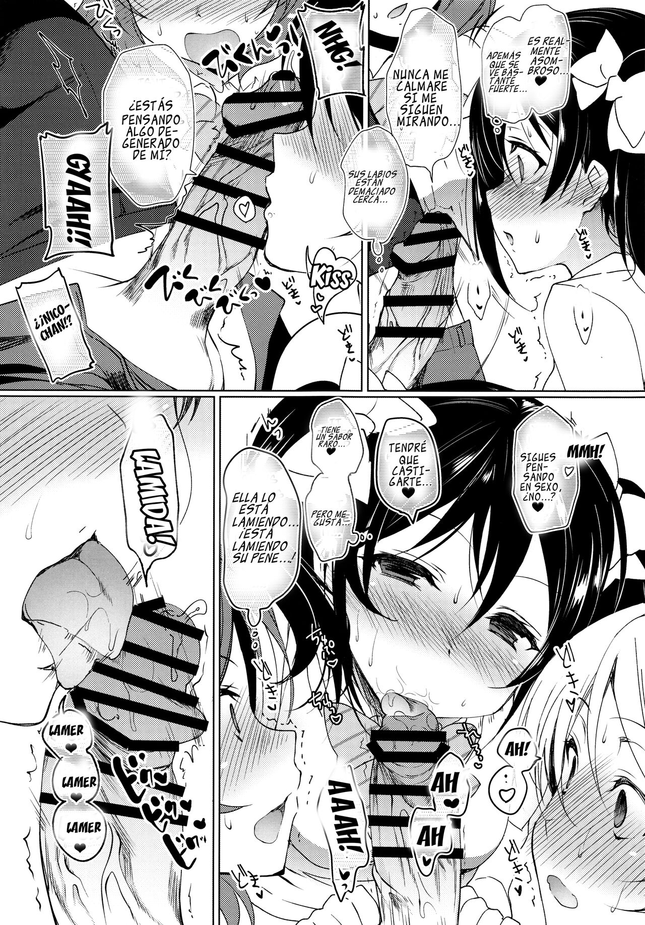 (COMIC1☆10) [Ninokoya (Ninoko)] BiBi Lesson (Love Live!) [Spanish] [ＭΛＸ] image number 7