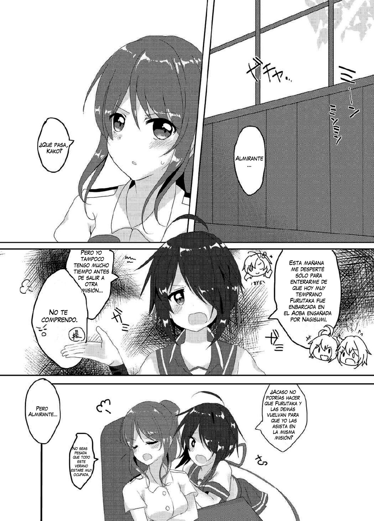 [Vampire*Berry (Ougi Hina)] SEcret Time. (Kantai Collection -KanColle-) [Spanish] [Biblioteca Yuri] [Digital] image number 3