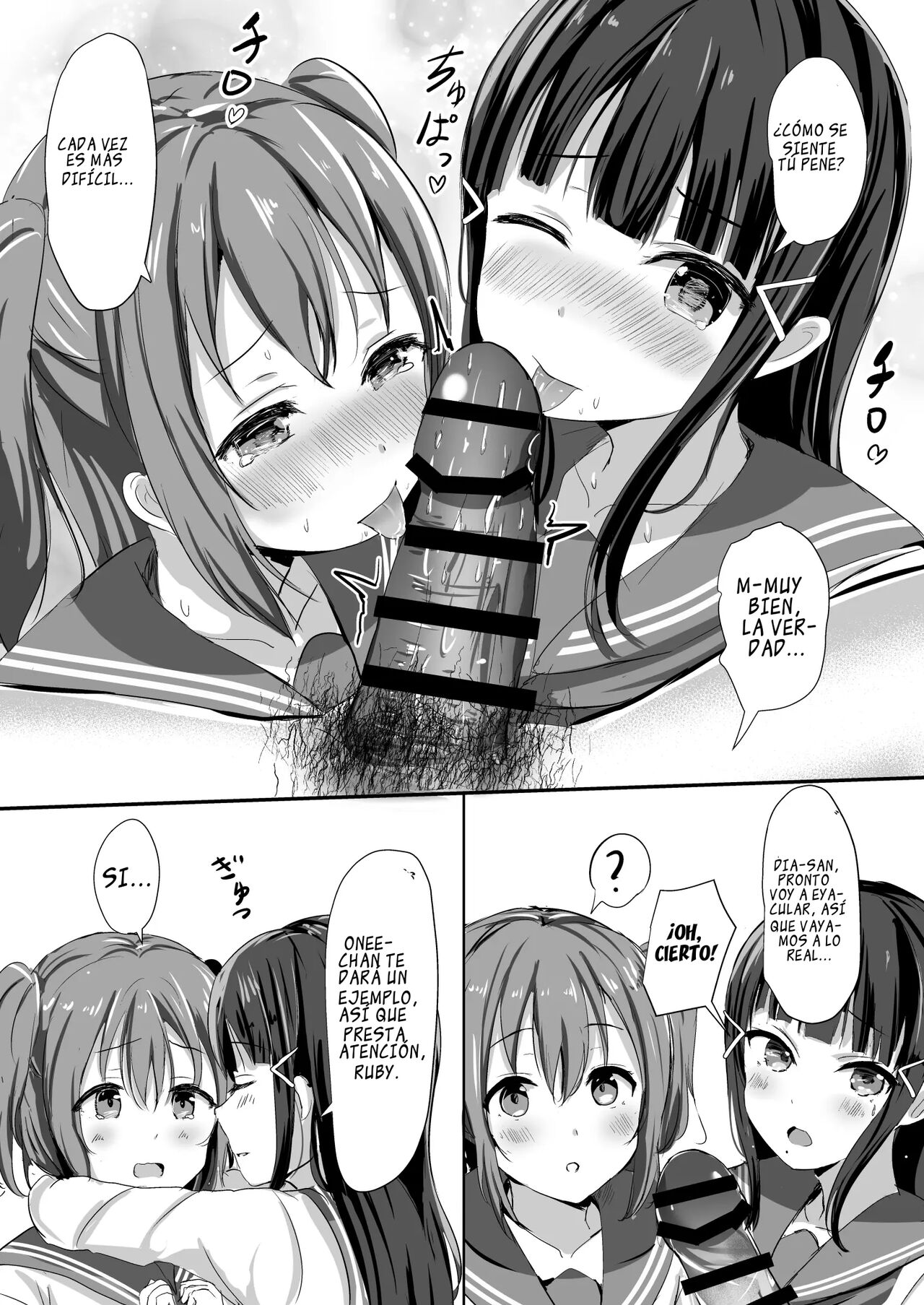 [Moreriikusu (More)] Kurosawa-san-chi no Houseki Shimai | Convivencia entré las hermanas Kurosawa (Moreriikusu Sunshine Collection 2) (Love Live! Sunshine!!) [Spanish] [ＭΛＸ] [Digital] image number 9