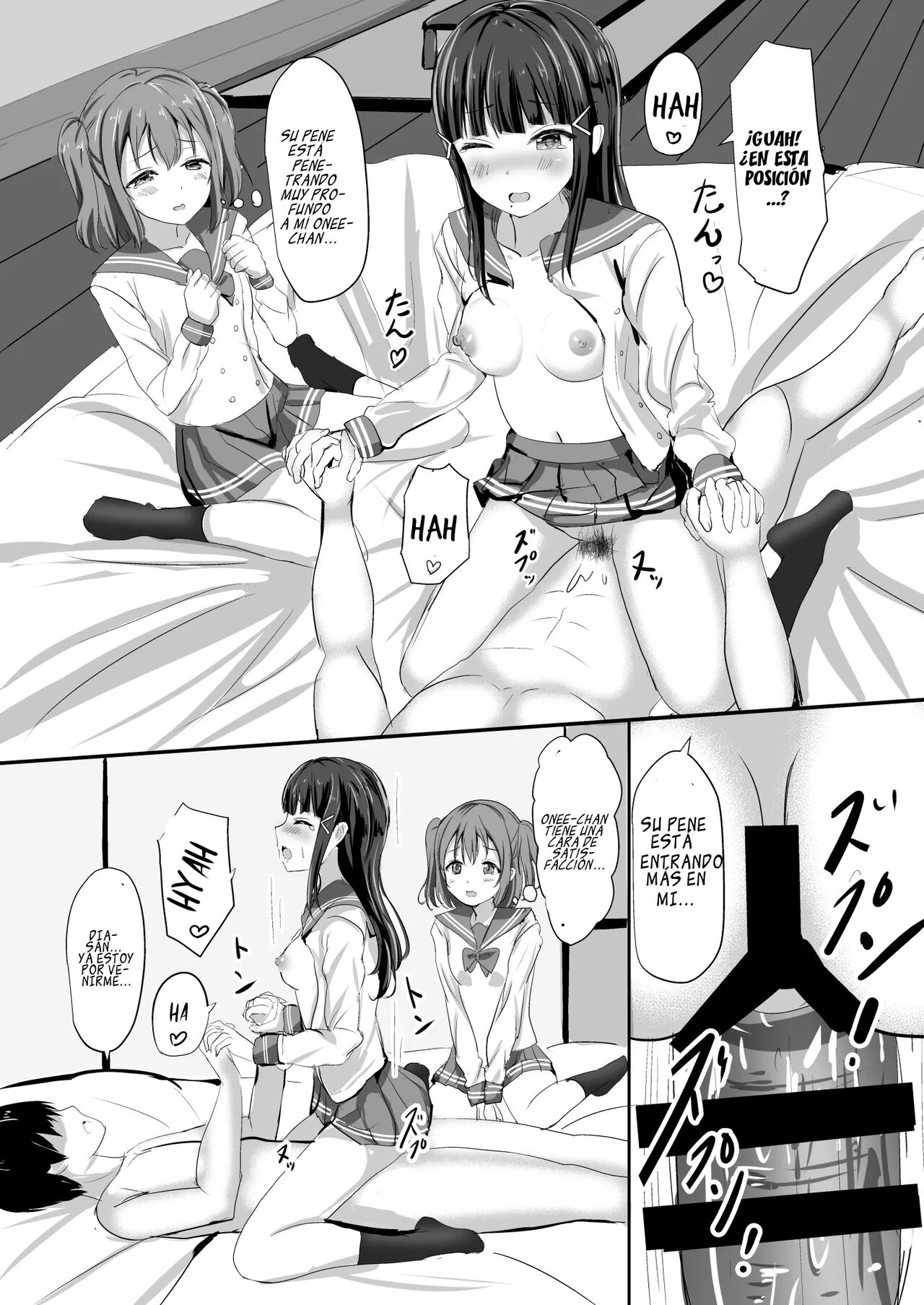 [Moreriikusu (More)] Kurosawa-san-chi no Houseki Shimai | Convivencia entré las hermanas Kurosawa (Moreriikusu Sunshine Collection 2) (Love Live! Sunshine!!) [Spanish] [ＭΛＸ] [Digital] image number 13