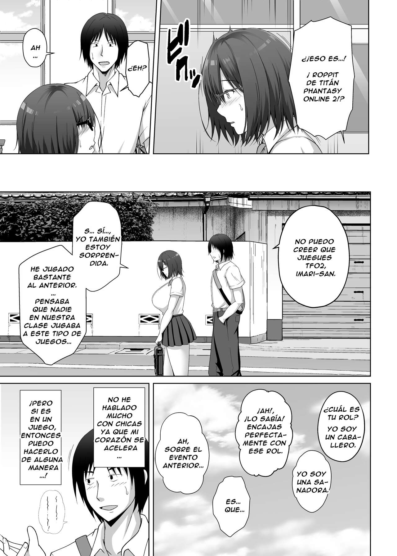 [Taishou Romanesque (Toono Suika)] Kanojo ga Tattoo o Ireta Wake ~Kataomoi no Kyonyuu Jimi Musume ga Yarichin Kareshi ni Somerareru made~ [Spanish] [Digital] image number 5