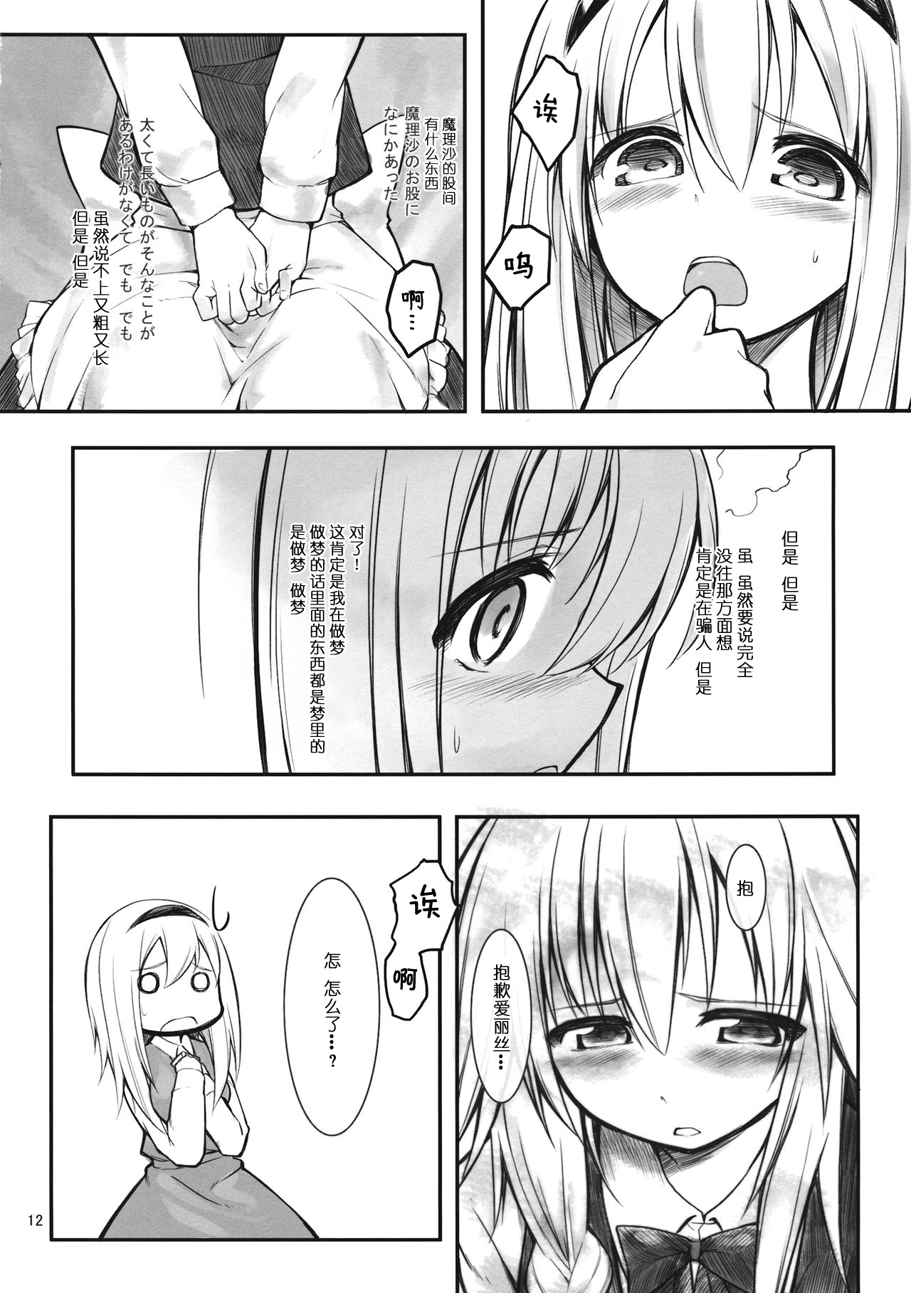 (Reitaisai 10) [Cloud Palette (Kuroyume Naoto, Akanagi Youto)] Ali Mari Kozukuri (Touhou Project) [Chinese] [酒吧汉化] 11eme image