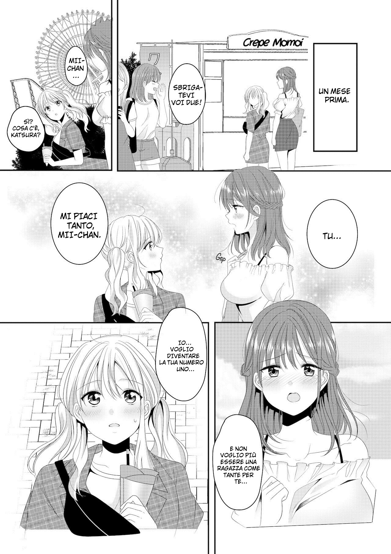 [No Such Agency (Sinogi Asa)] Osananajimi wa Nikushoku-kei!? Kyou kara Shinchousa Yuri-ple [Italian] [Hentai Fantasy] image number 2