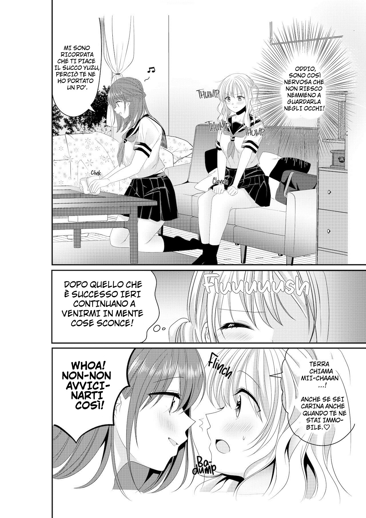 [No Such Agency (Sinogi Asa)] Osananajimi wa Nikushoku-kei!? Kyou kara Shinchousa Yuri-ple [Italian] [Hentai Fantasy] image number 9