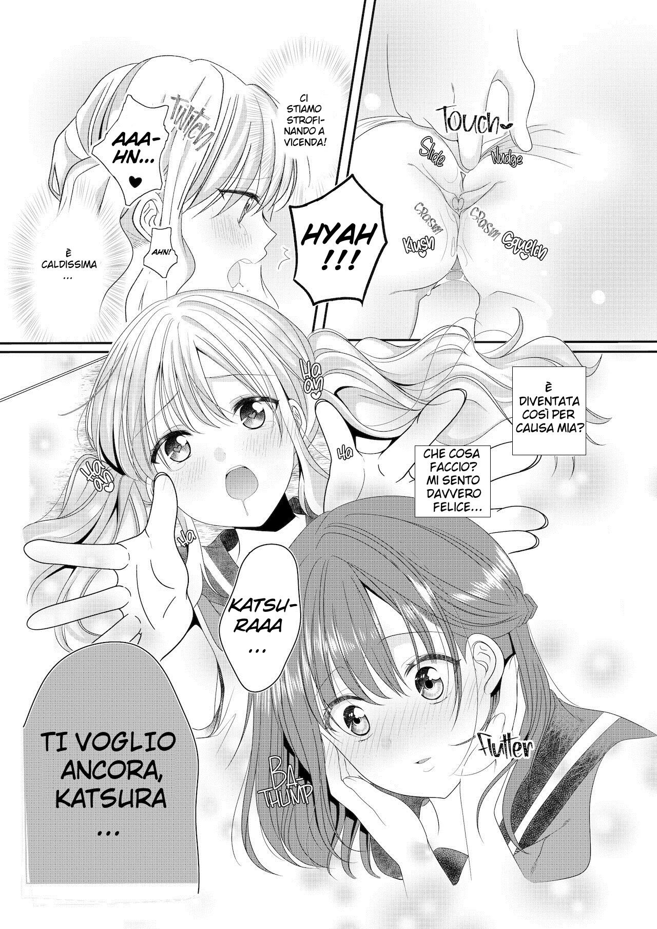 [No Such Agency (Sinogi Asa)] Osananajimi wa Nikushoku-kei!? Kyou kara Shinchousa Yuri-ple [Italian] [Hentai Fantasy] image number 19