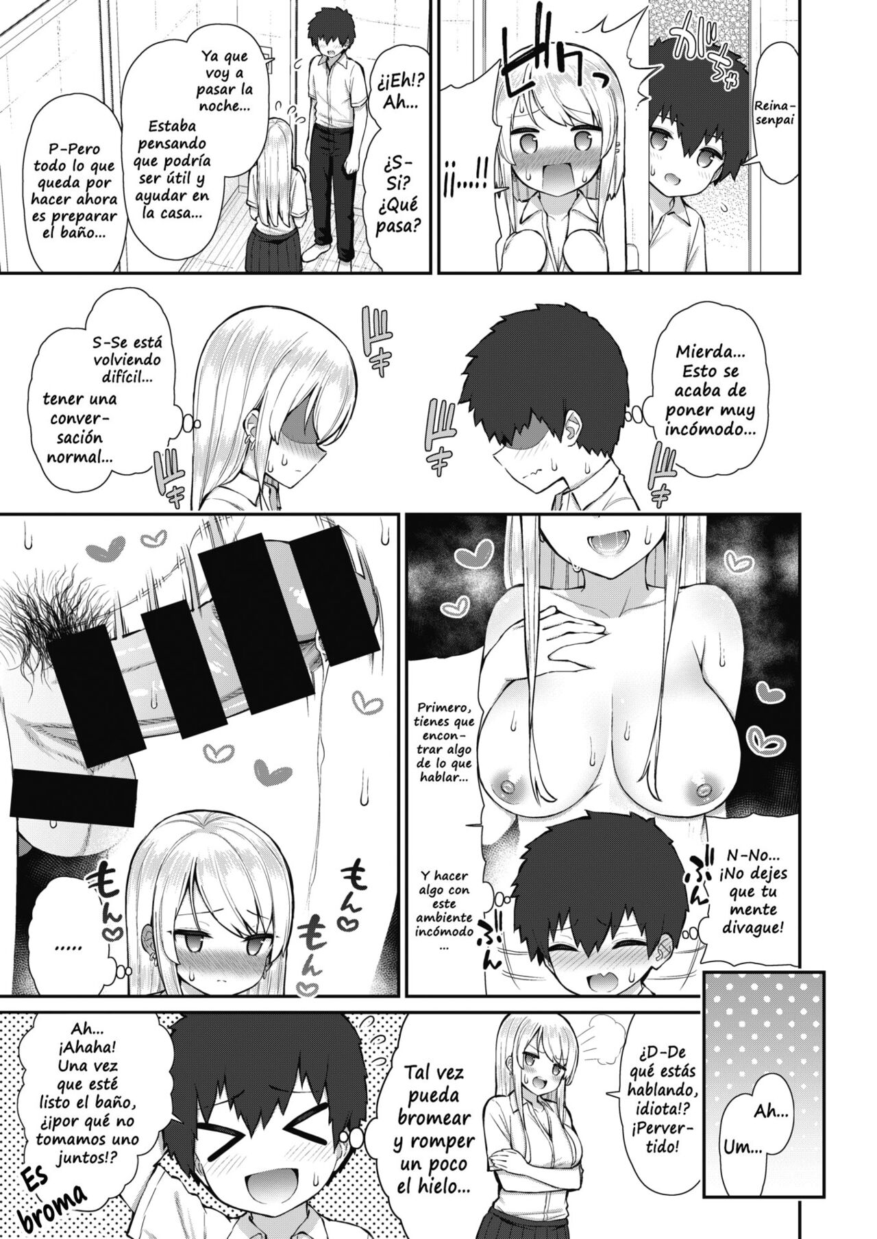 [Izure] Gal JK Reina Senpai no Ichiya (COMIC X-EROS #91) [Spanish] 图片编号 7