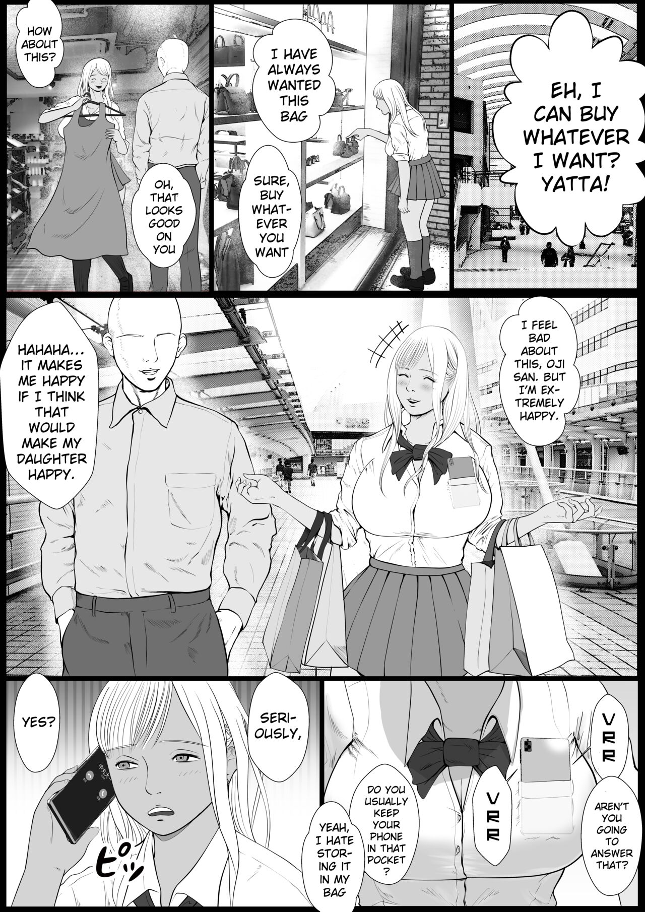 [Coela Network] Namaiki na Papakatsu Gal o Nakadashi Suru Houhou Ch. 1 Tachibana Kirara [English] [SquigglesJP] image number 4