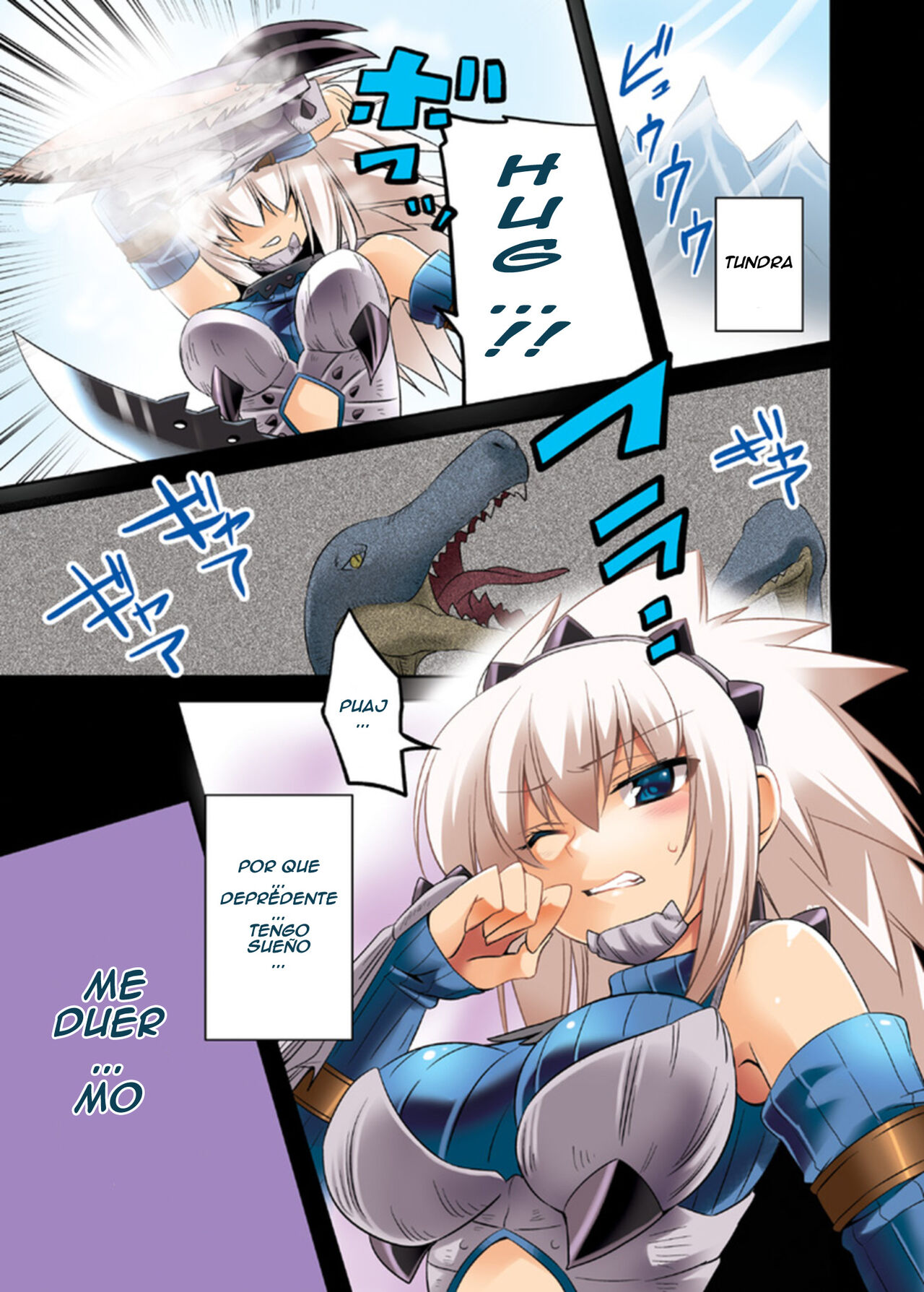 (C79) [Princess Heart (Amagai Yukino)] Kariudo Shinsho 3 (Monster Hunter)[Spanish] image number 2