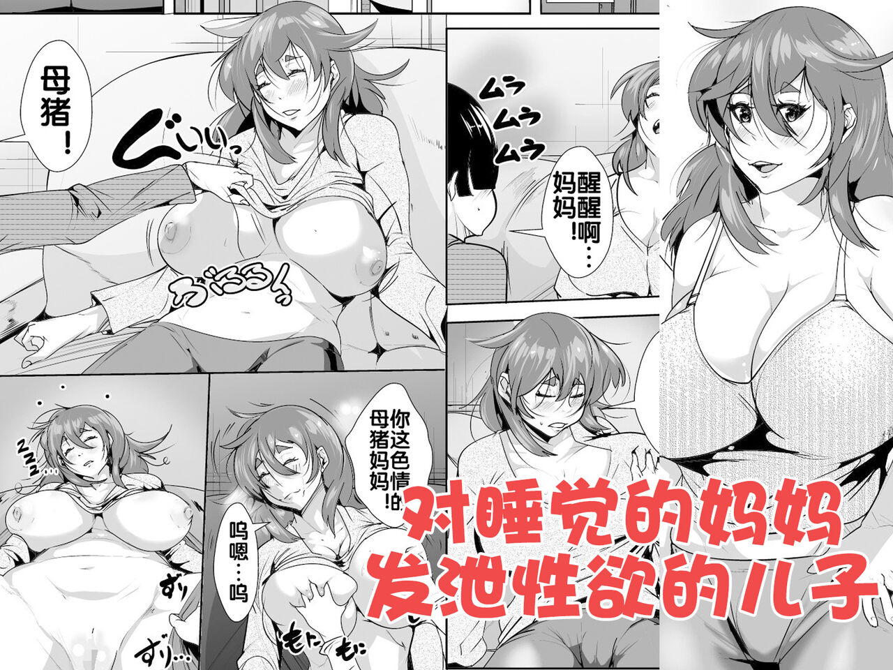 [AKYS本舗] 寝ているお母さんに欲情してしまった息子 [流木个人汉化] 图片编号 2