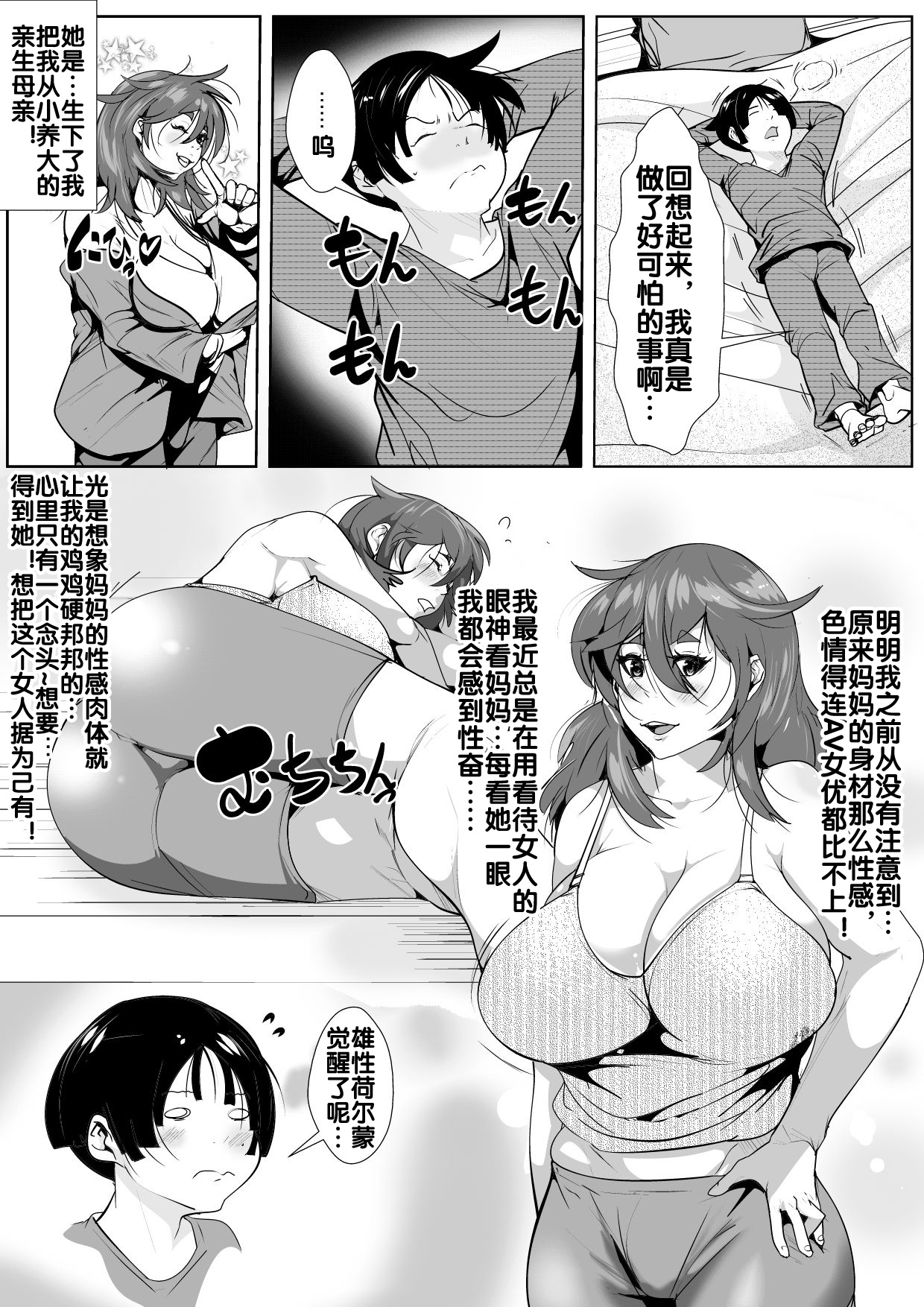 [AKYS本舗] 寝ているお母さんに欲情してしまった息子 [流木个人汉化] 图片编号 13