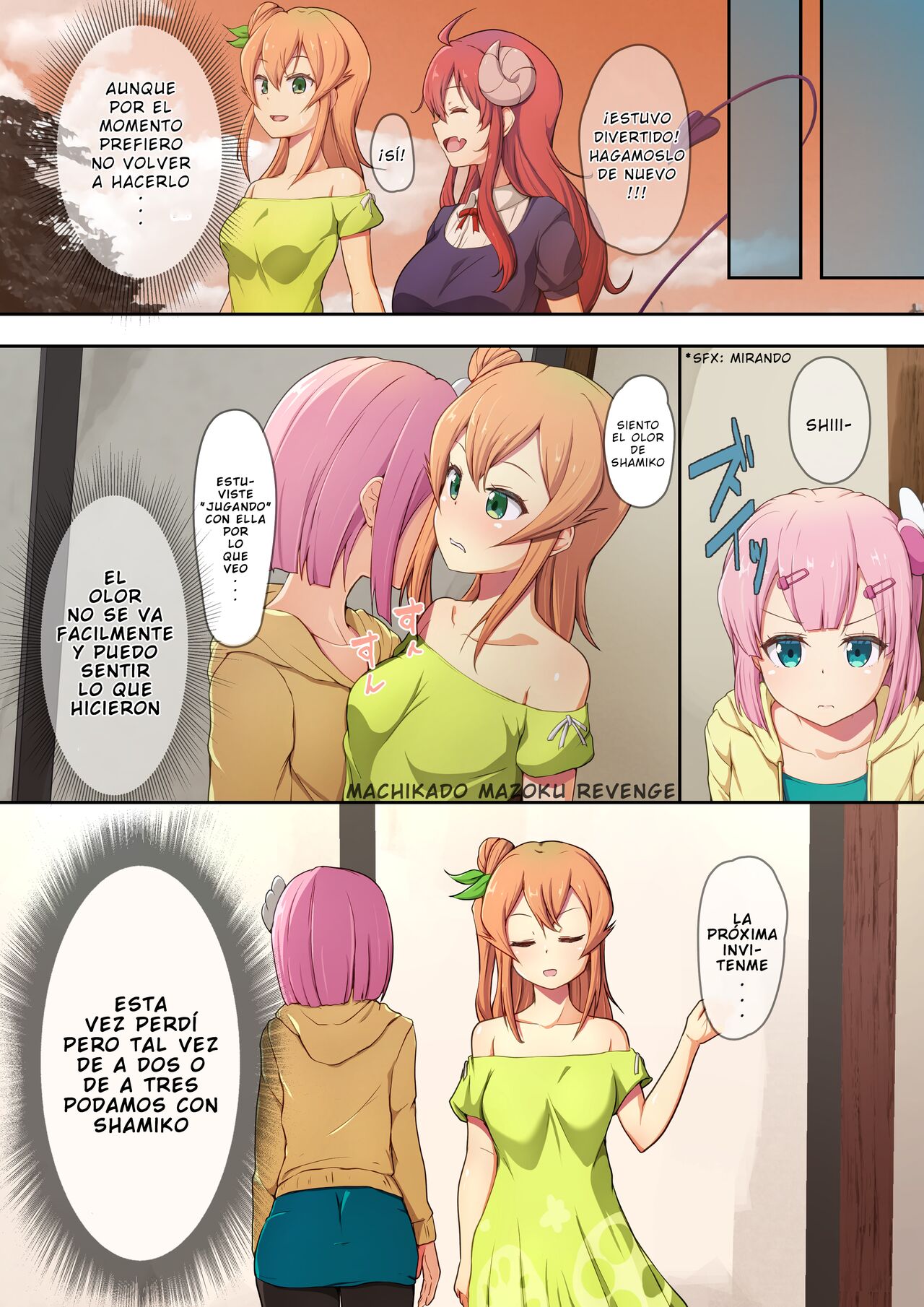 [Oishii Udon (Ocza)] Shamikan no Hon (Machikado Mazoku) [Spanish] [Machikado Mazoku Revenge] 图片编号 13