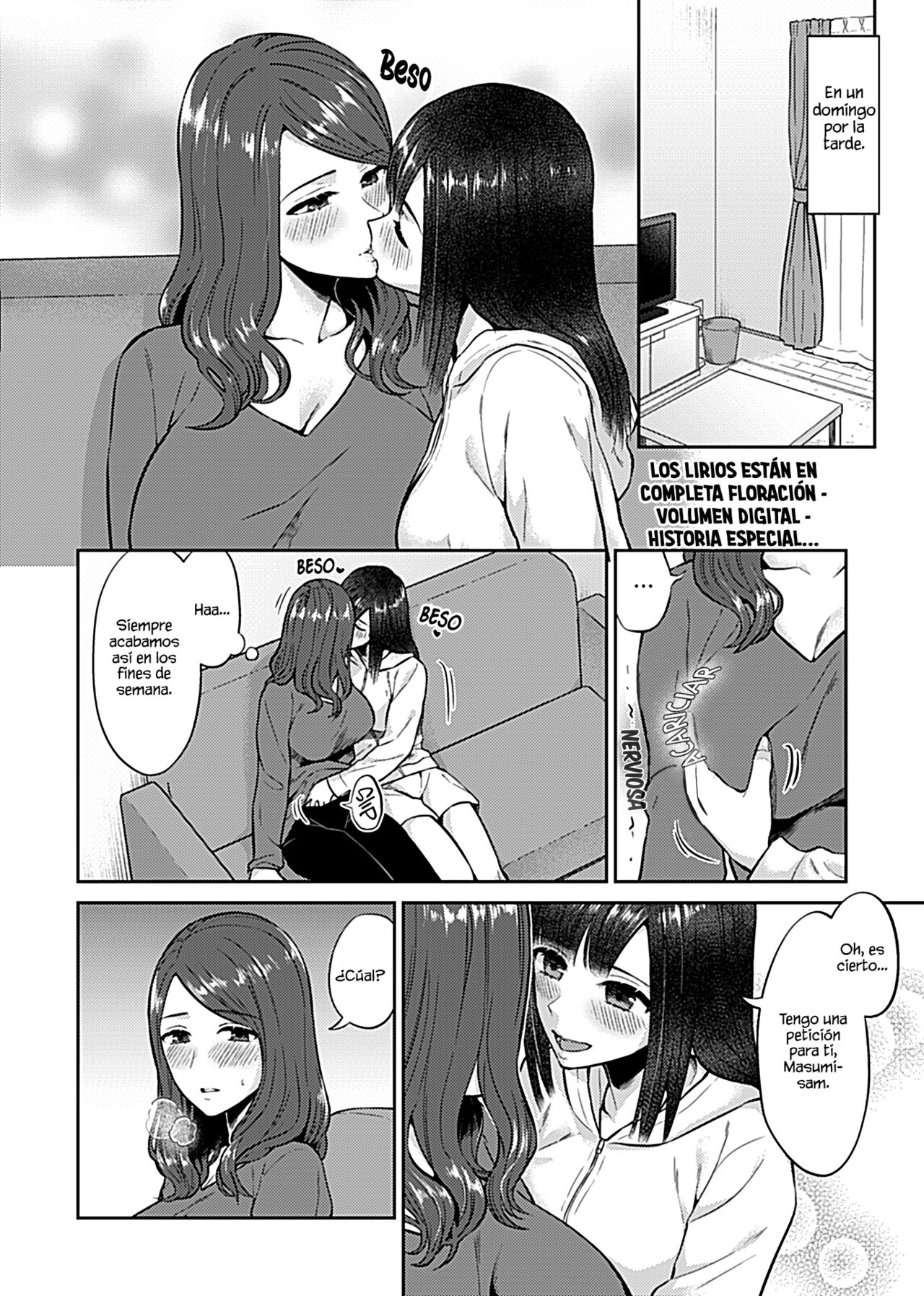 [Titiduki] Saki Midareru wa Yuri no Hana Ch. 7.5 | LAS FLORES DE LIRIO ESTAN EN COMPLETA FLORACION CAPITULO 7.5 [Spanish] [INSOMNIA] [Digital] 이미지 번호 1