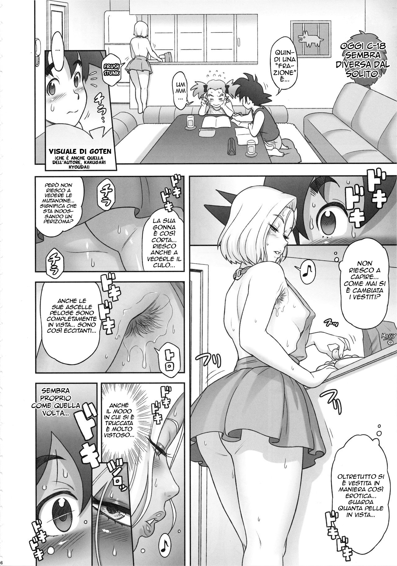 (C93) [Niku Ringo (Kakugari Kyoudai)] Nippon ZENKAI Power (Dragon Ball Z) [Italian] [Hentai Fantasy] numero di immagine  5