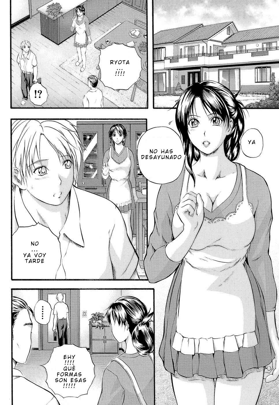 [Izumi Kyouta] Mama to Boku no Milk (Yawahada Shidou) [Spanish] image number 6