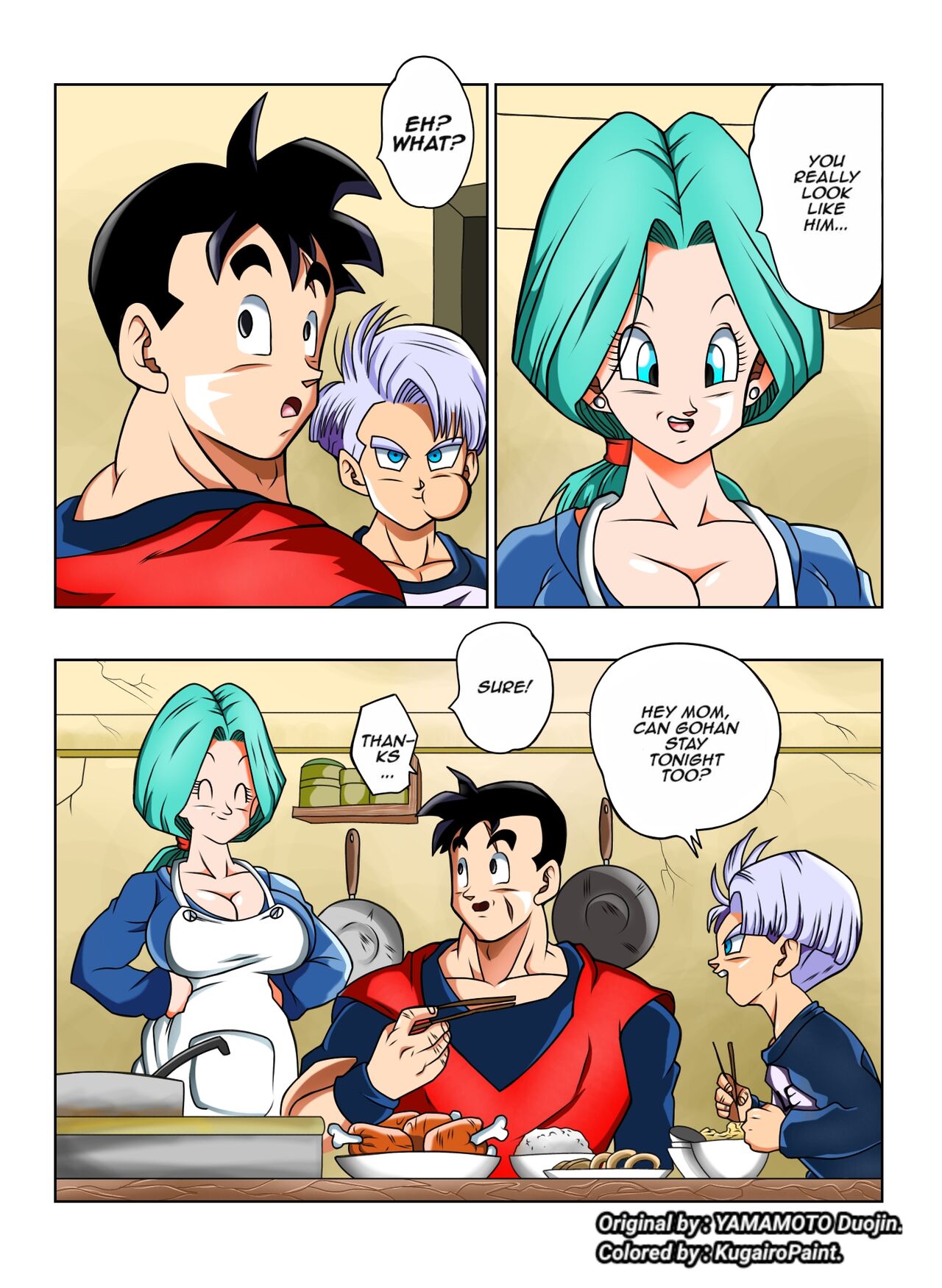 [Yamamoto] Lots of Sex in this Future!! (Dragon Ball Z) [kugairopaint] numero di immagine  3
