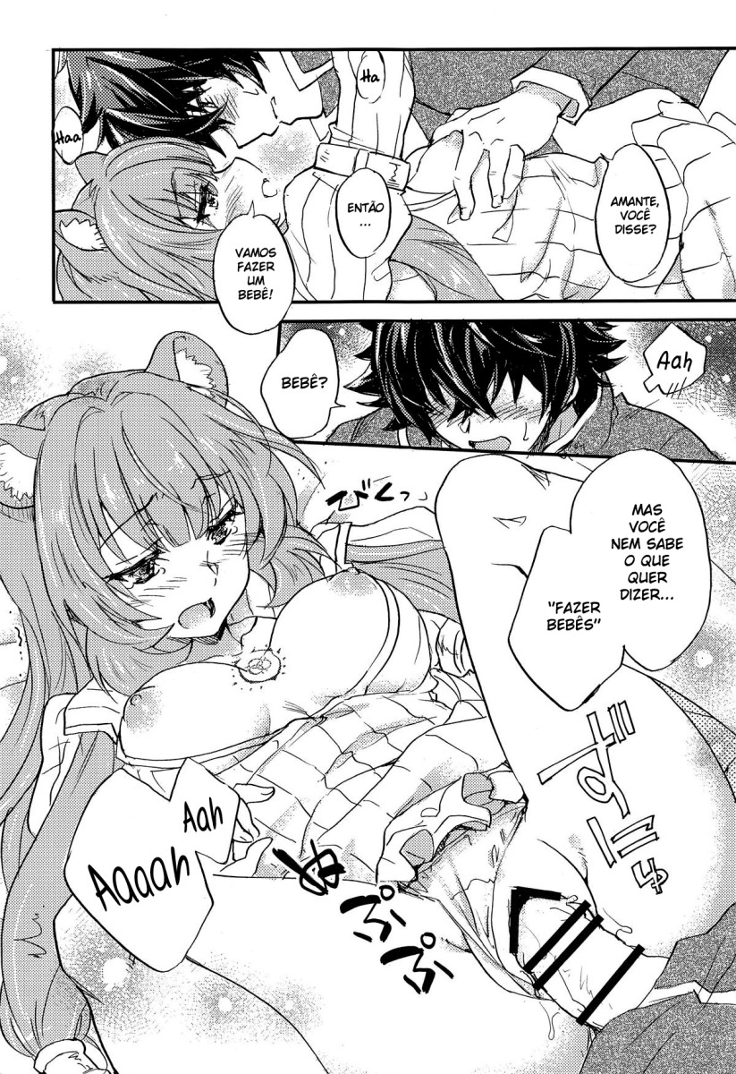 (COMIC1☆15) [SUKAPON-DO (Kagawa Tomonobu, Yano Takumi)] Tate no Yuusha to Dorei no Shoujo (Tate no Yuusha no Nariagari) [Portuguese-BR] 图片编号 12