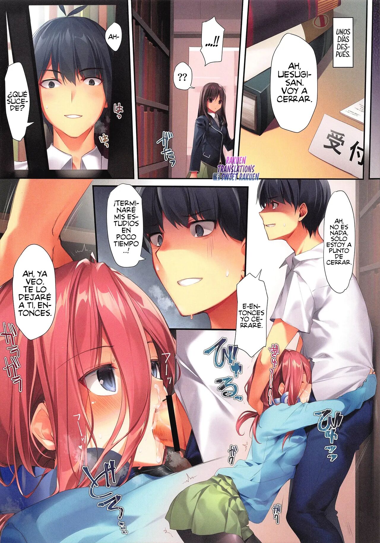 [KAROMIX (karory)] Miku ga Kisei Jijitsu o Tsukuru Hon | A Book Where Miku Has It Her Way (Gotoubun no Hanayome) [Spanish] [Decensored] [Digital] image number 17