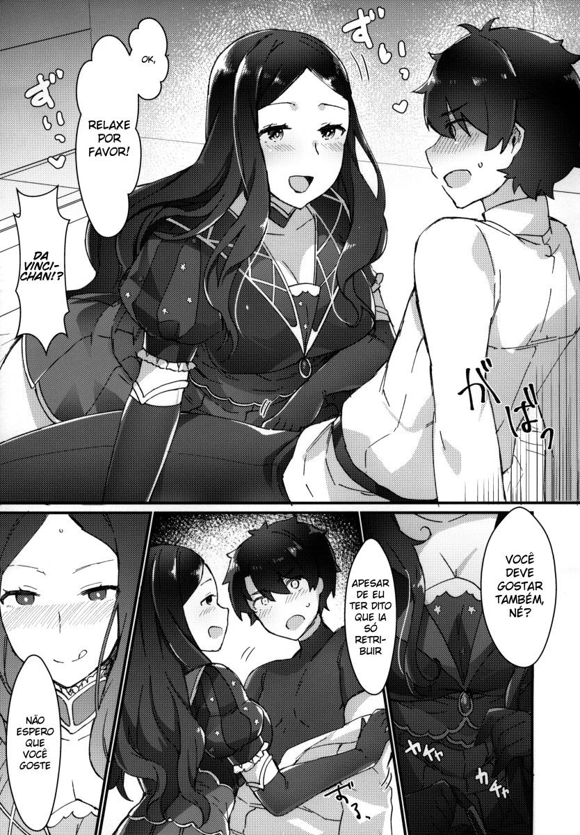 (Futaket 14) [Anoprimal (Anoshabu)] Da Vinci-chan wa Haeteru!! (Fate/Grand Order) [Portuguese-BR] изображение № 6