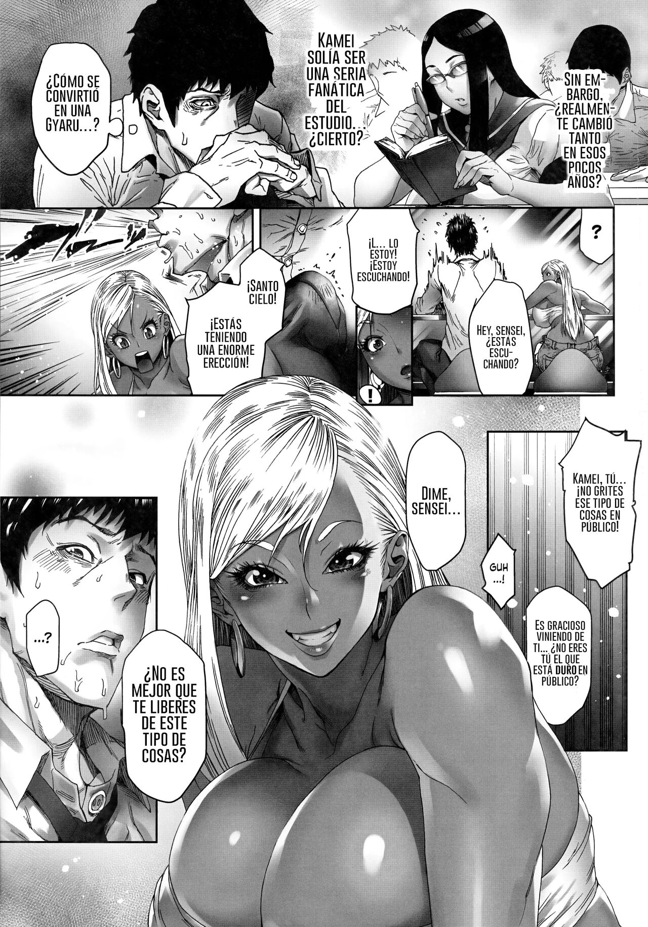 [Kocho Kocho Koukou (Bonten)] Beauti "Gal" Life [Roronoa Zoro][Spanish][Digital] numero di immagine  4