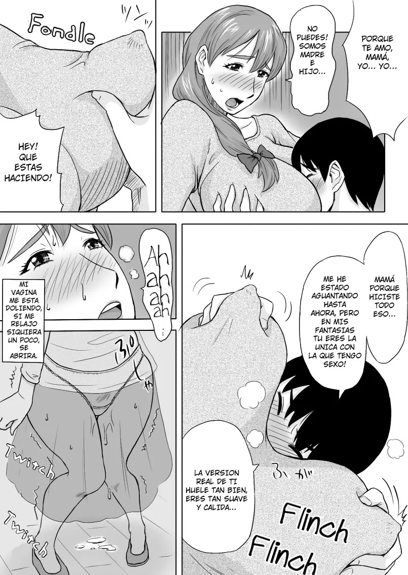 [Ochikochitei (Tadano Kushami)] Mama wa Totsuzen Osottekita [Spanish] [Roal Scan] [Digital] imagen número 17