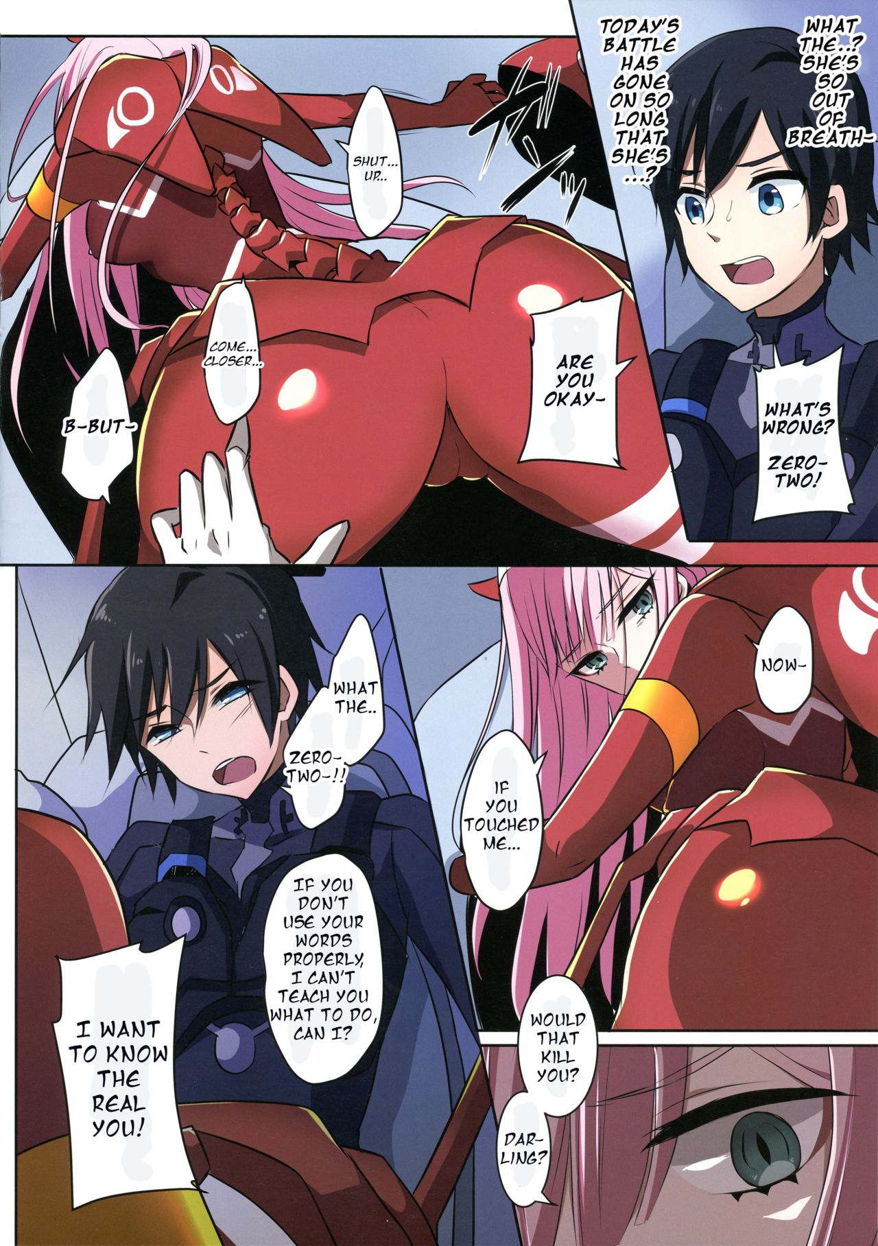 (Futaket 14) [Maltese (Runrun)] Boku ni Fureteyo nee, Darling (DARLING in the FRANXX) [English] 画像番号 5