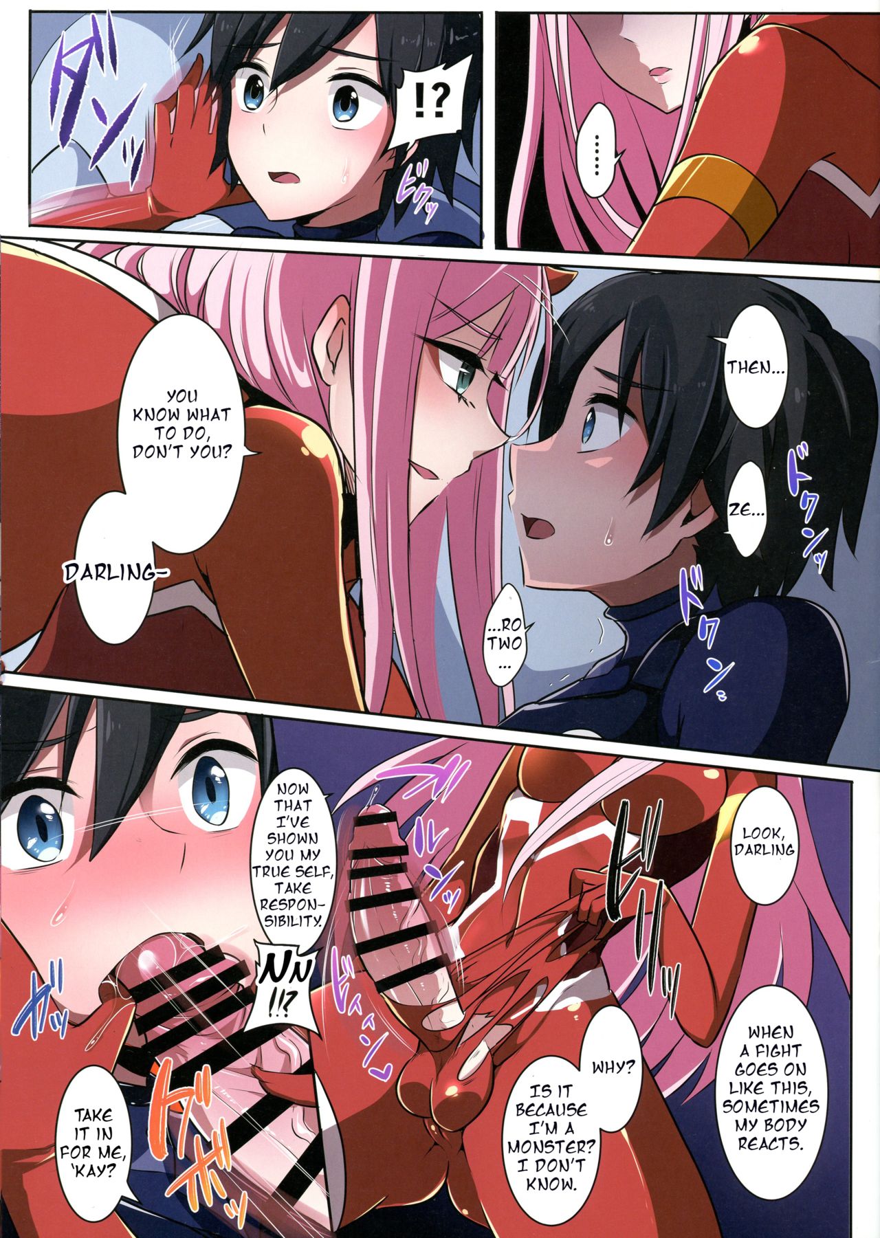 (Futaket 14) [Maltese (Runrun)] Boku ni Fureteyo nee, Darling (DARLING in the FRANXX) [English] 画像番号 6